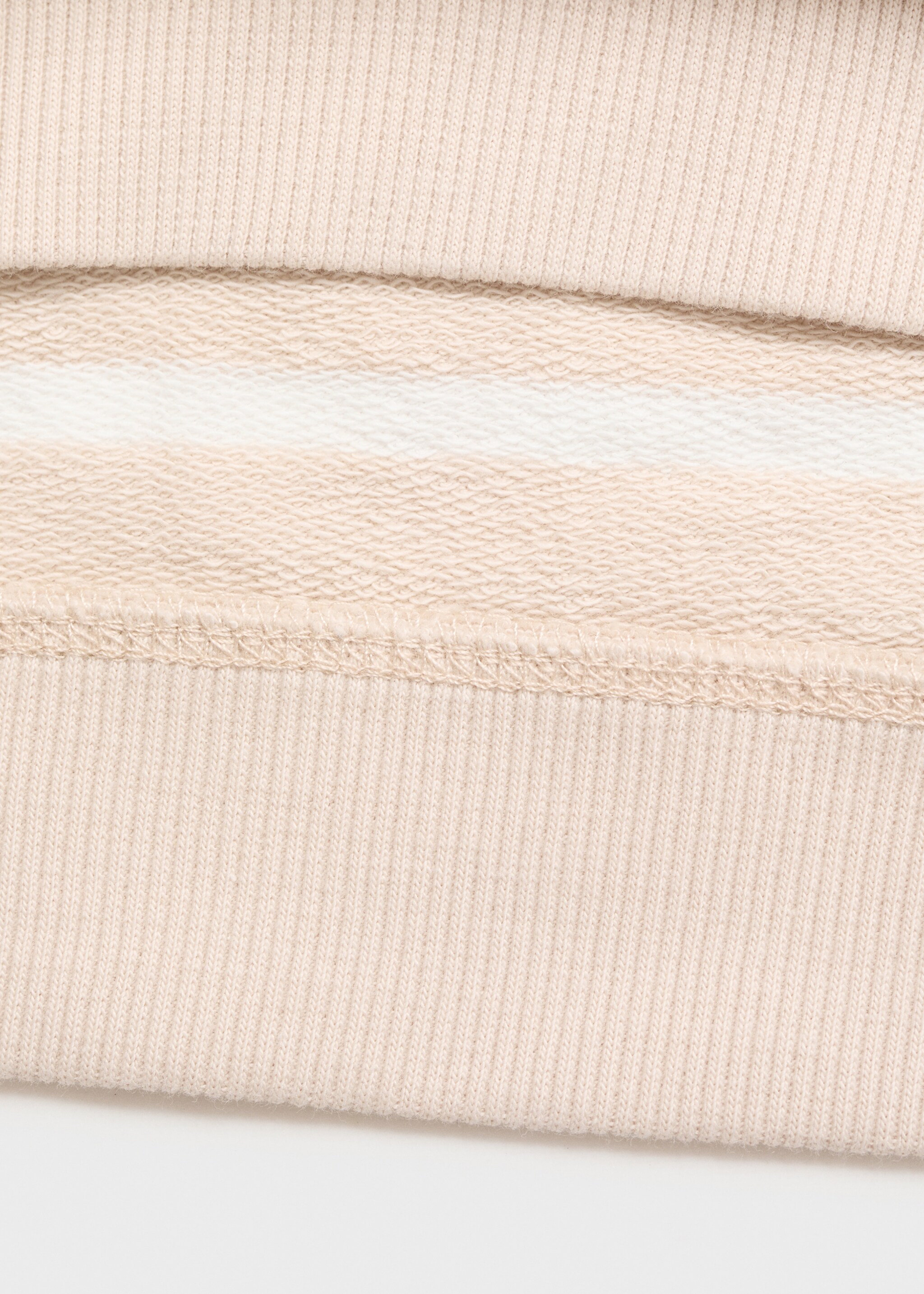 Striped cotton-blend sweatshirt - Details of the article 0