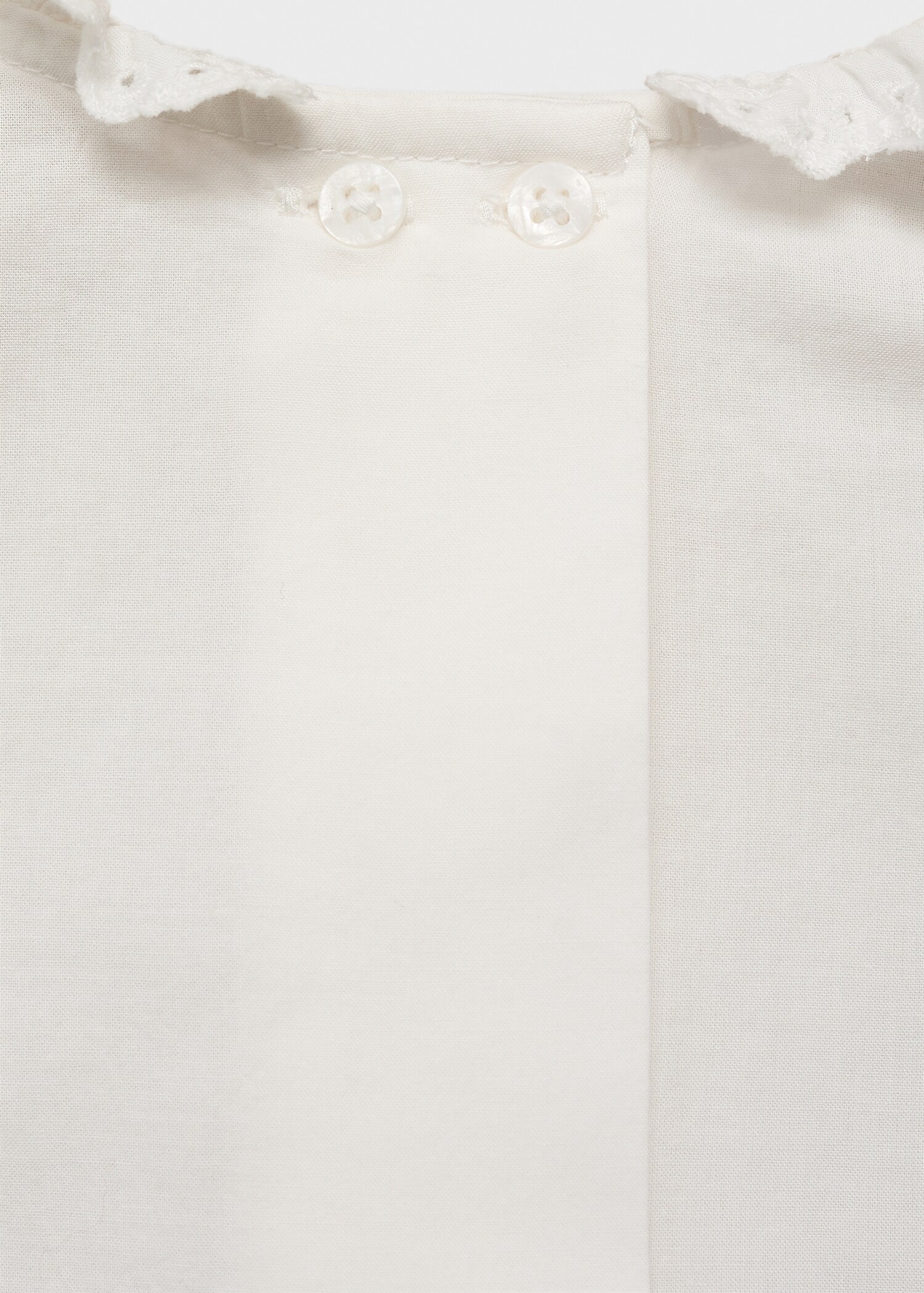 Blouse coton col Claudine - Détail de l'article 0