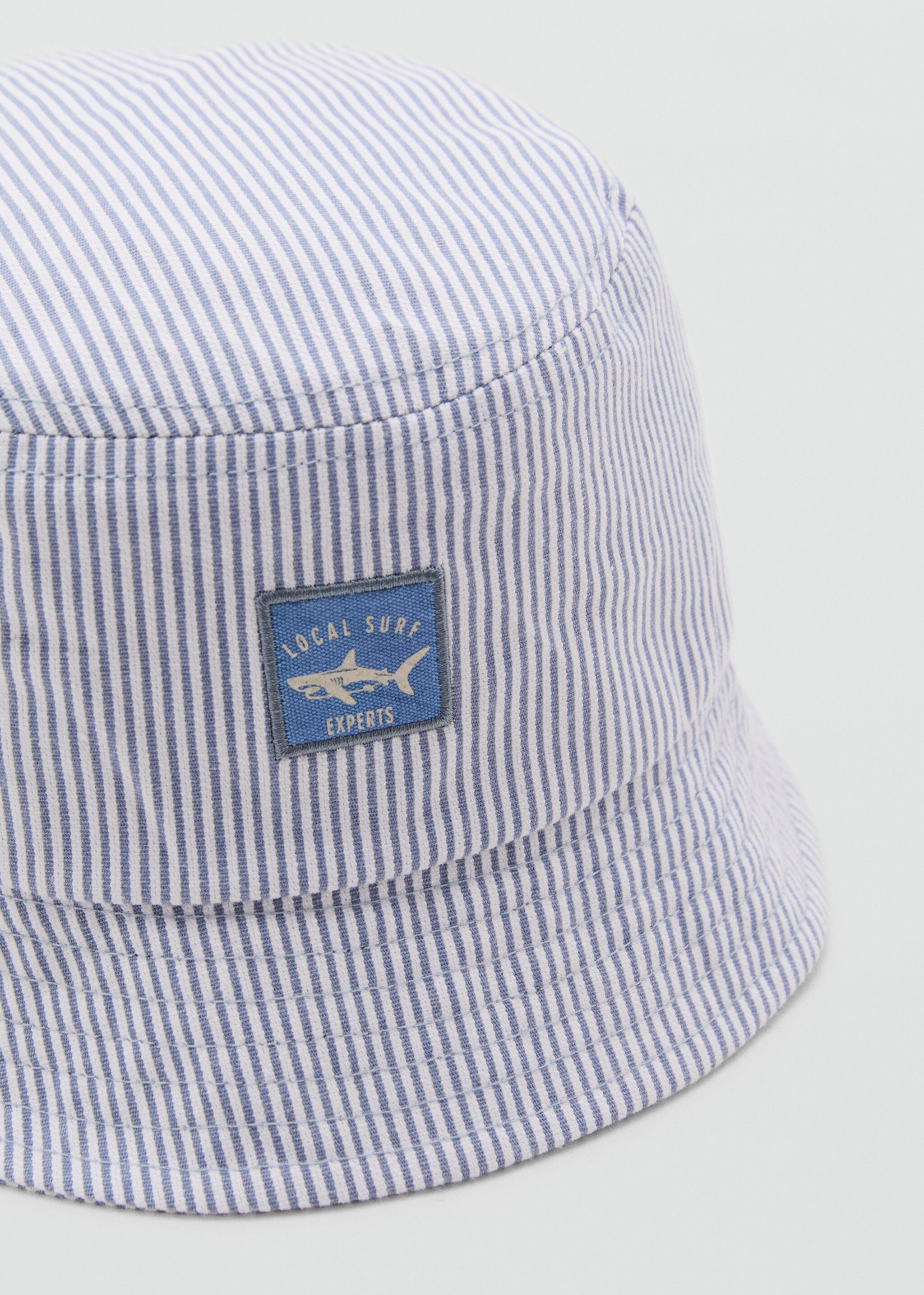 Striped bucket hat - Medium plane