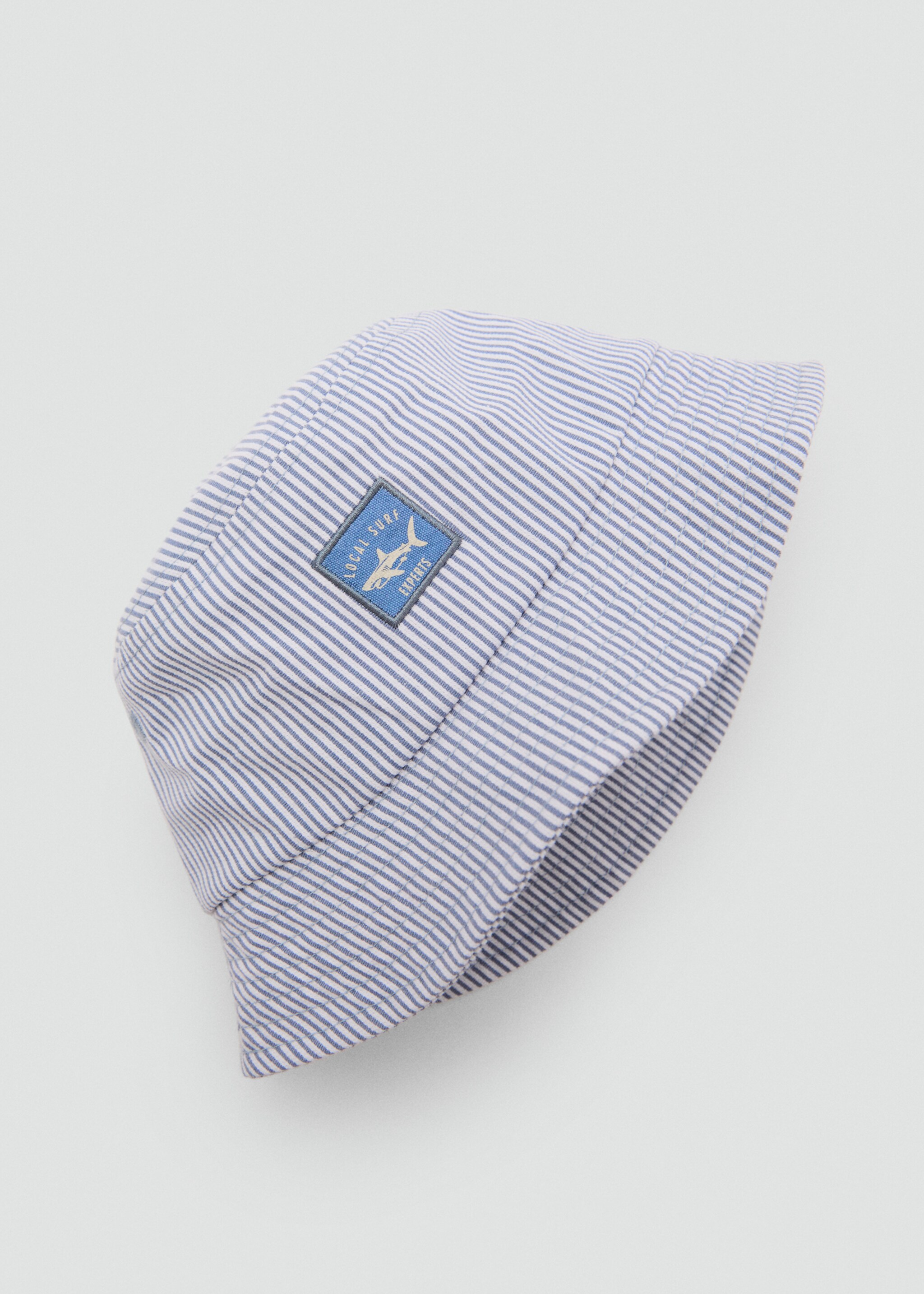 Striped bucket hat - Details of the article 1
