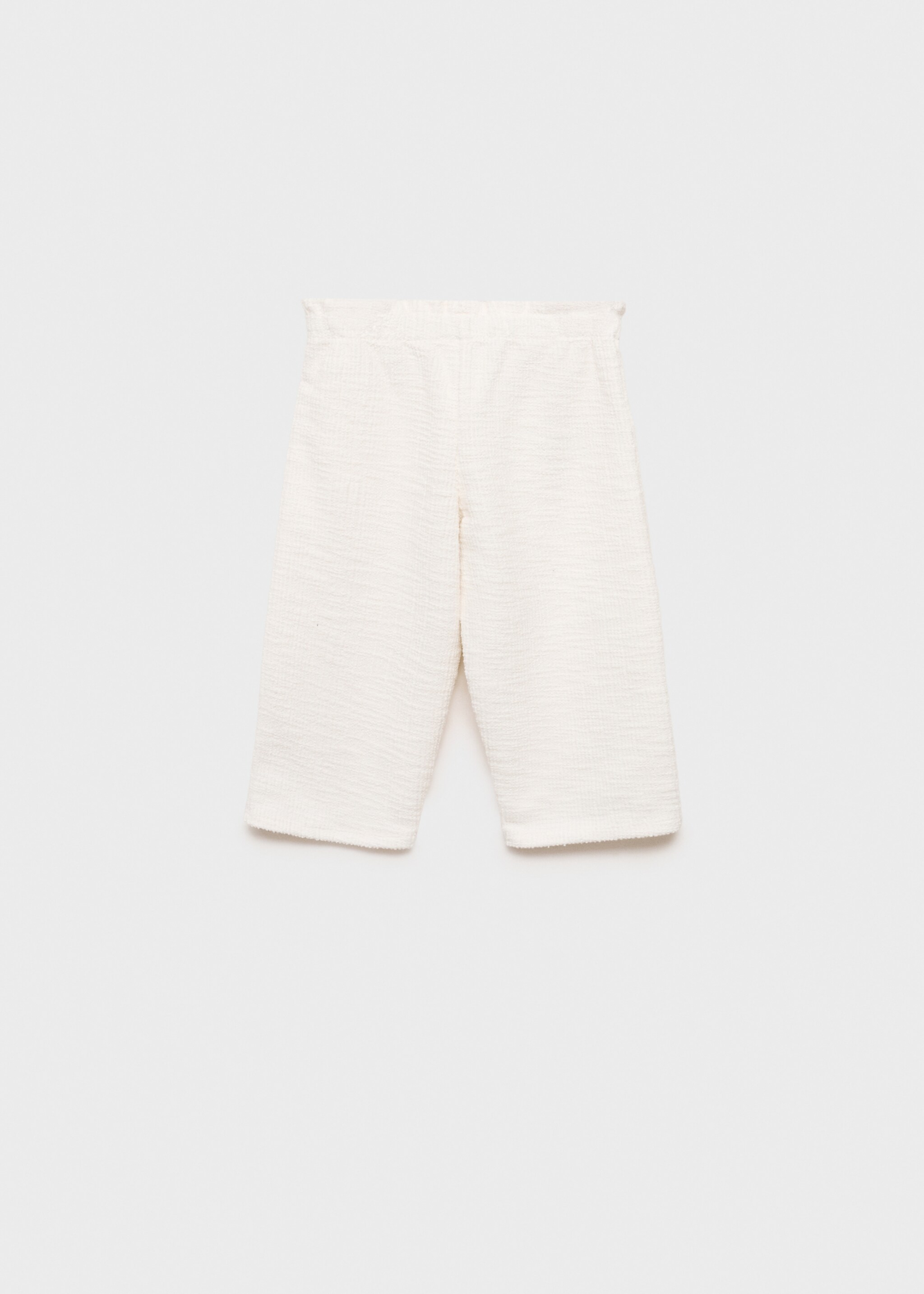 Pantalón recto tweed - Reverso del artículo