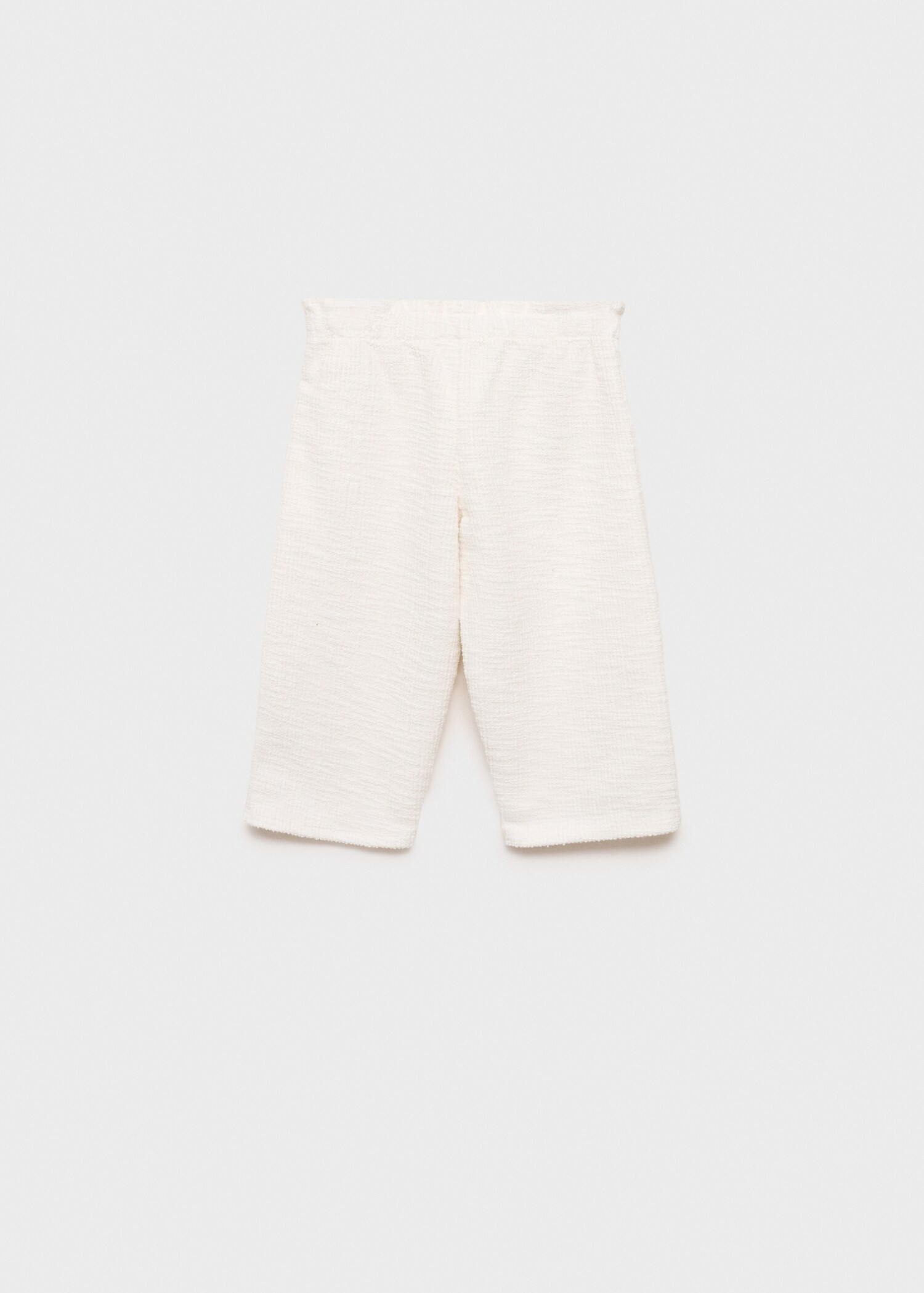 Pantalons rectes tweed - Revers de l'article