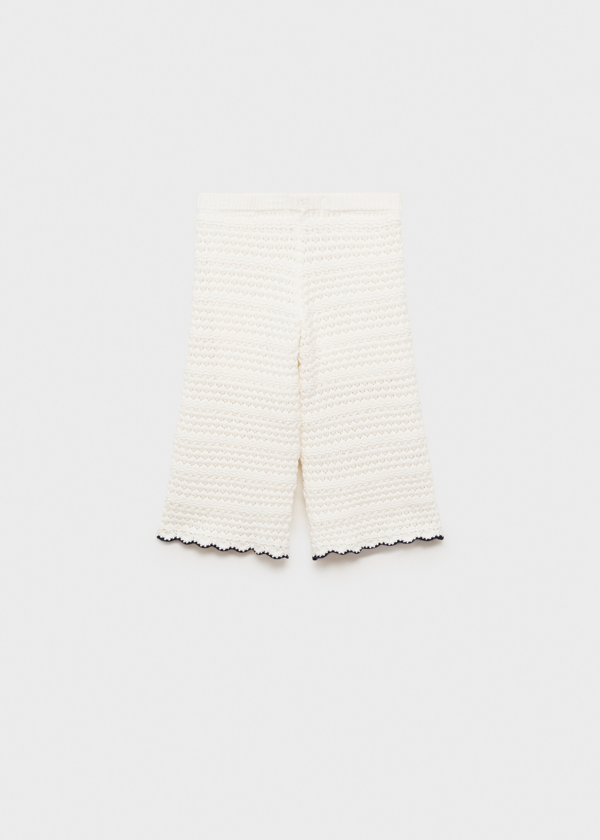 Openwork knitted trousers - Article without model