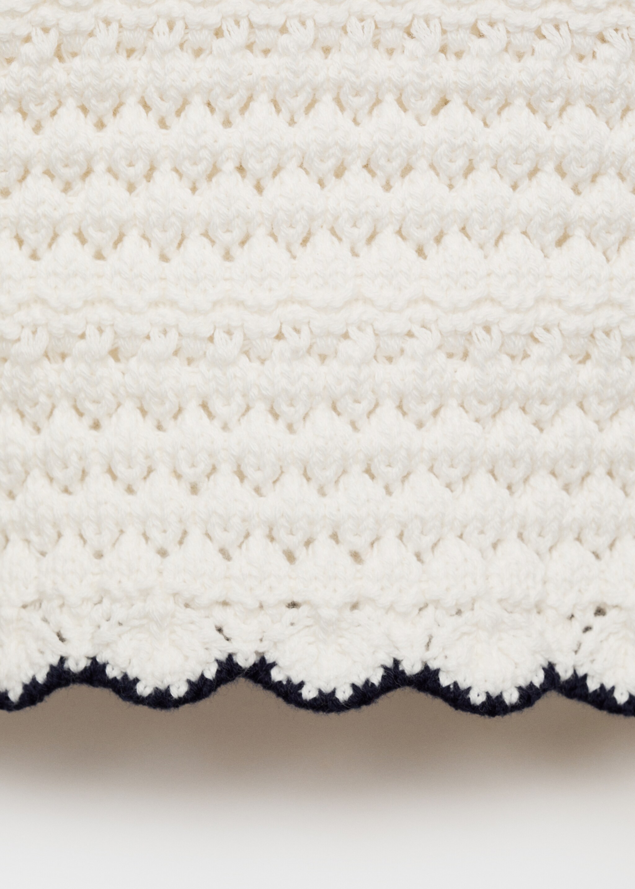 Openwork knitted trousers - Details of the article 0