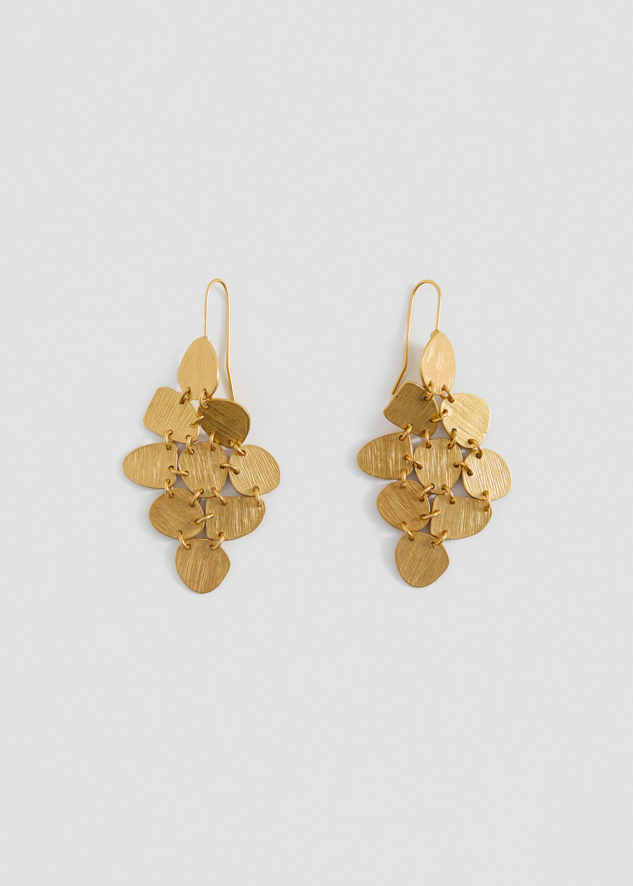 Long coin earrings - Article without model