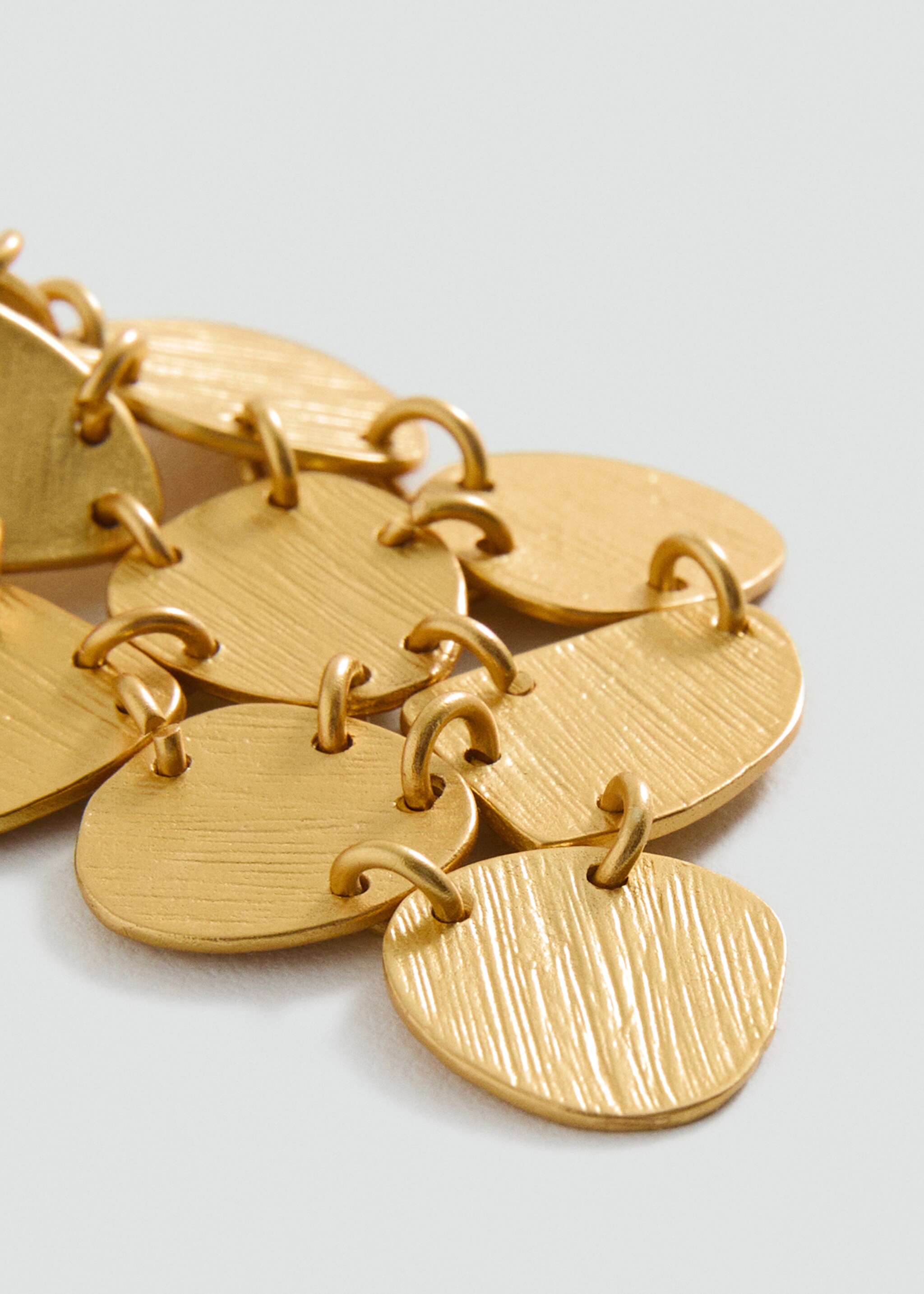 Long coin earrings - Details of the article 1