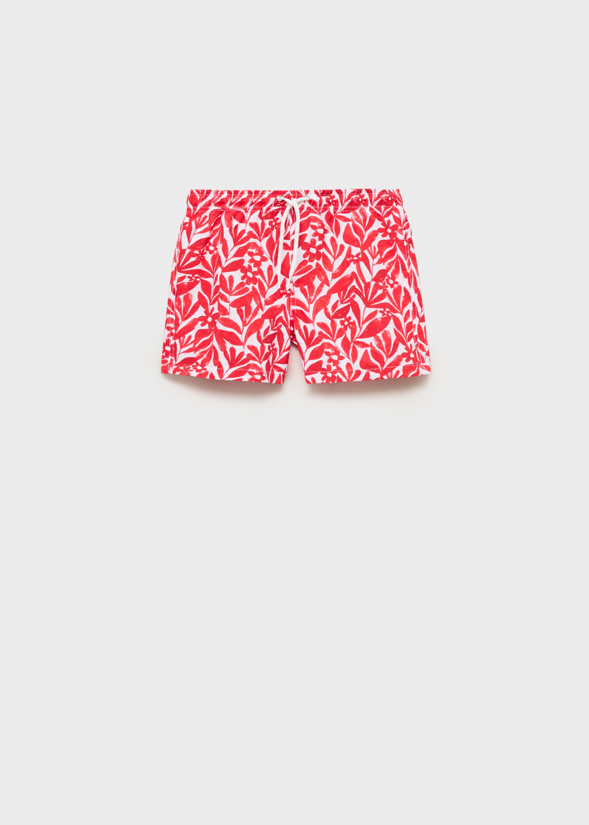 Gemusterte Badeshorts mit Kordelzug - Artikel ohne Model