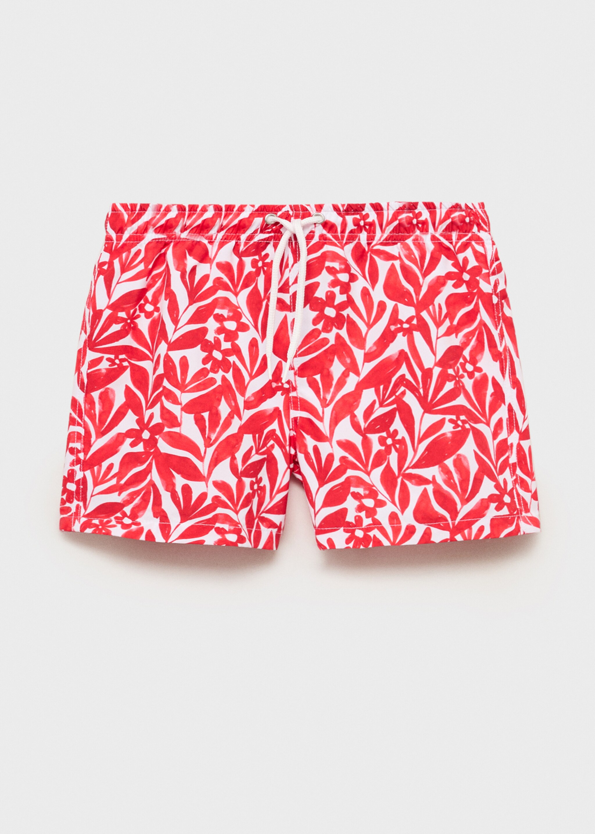 Gemusterte Badeshorts mit Kordelzug - Detail des Artikels 2