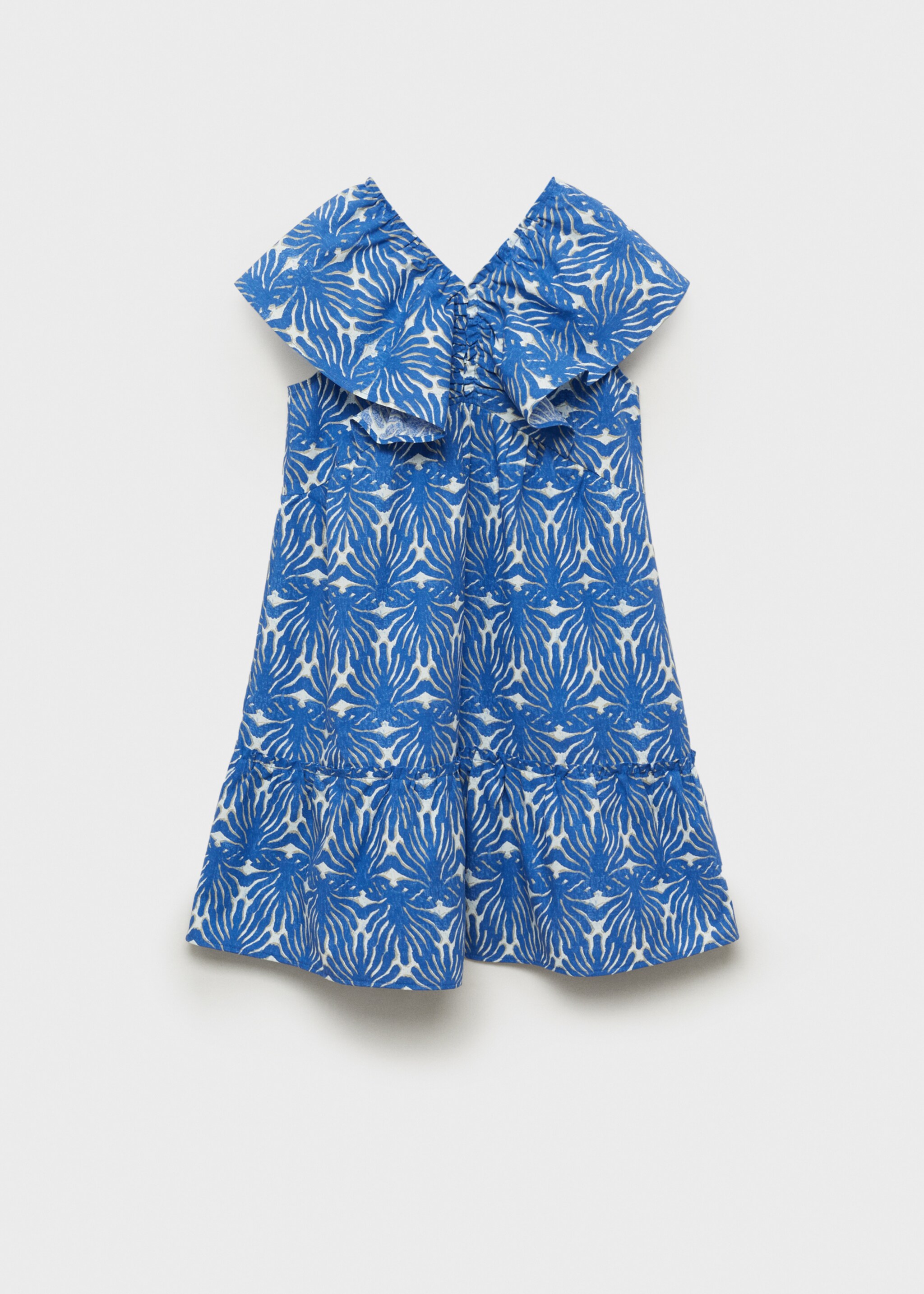 Vestido estampado manga volante - Artículo sin modelo