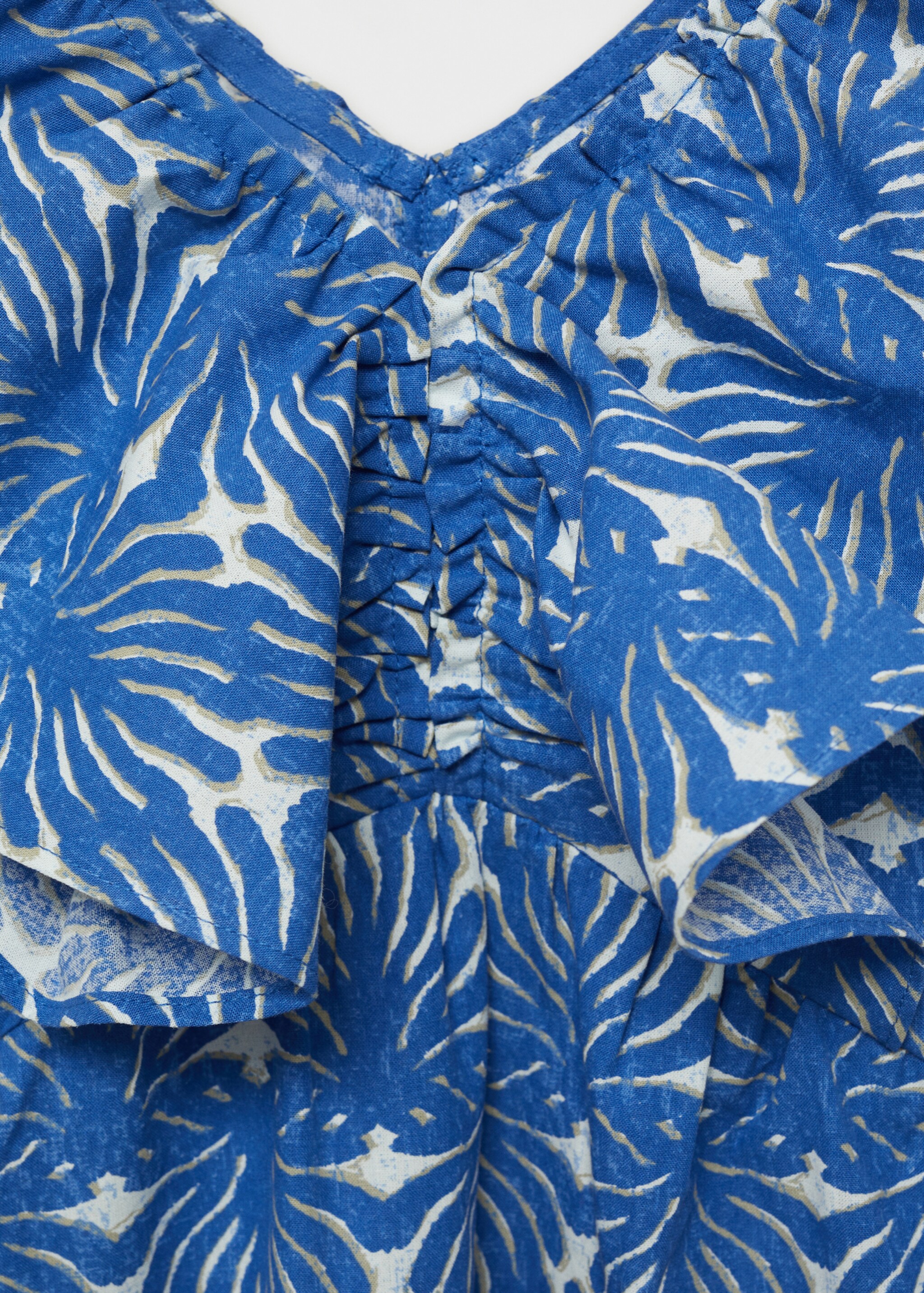 Vestido estampado manga volante - Detalle del artículo 8