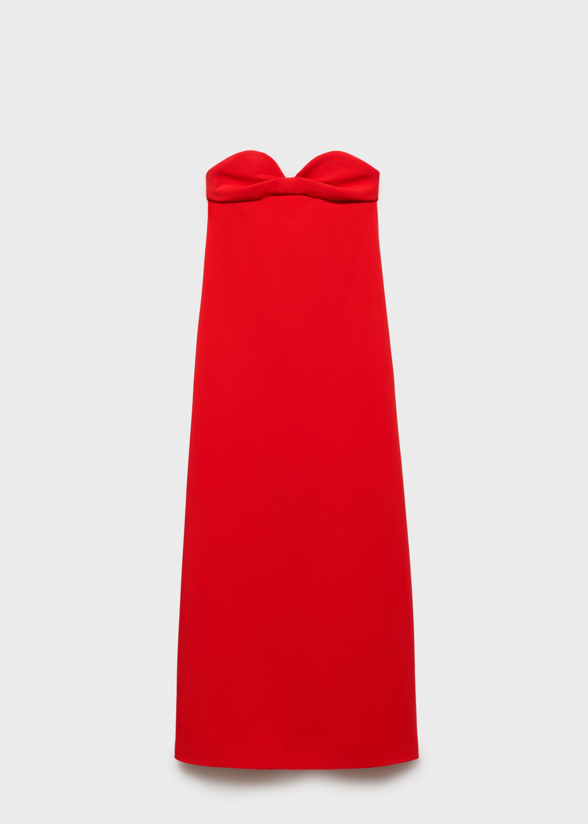 Vestido palabra de honor escote corazón - Artículo sin modelo