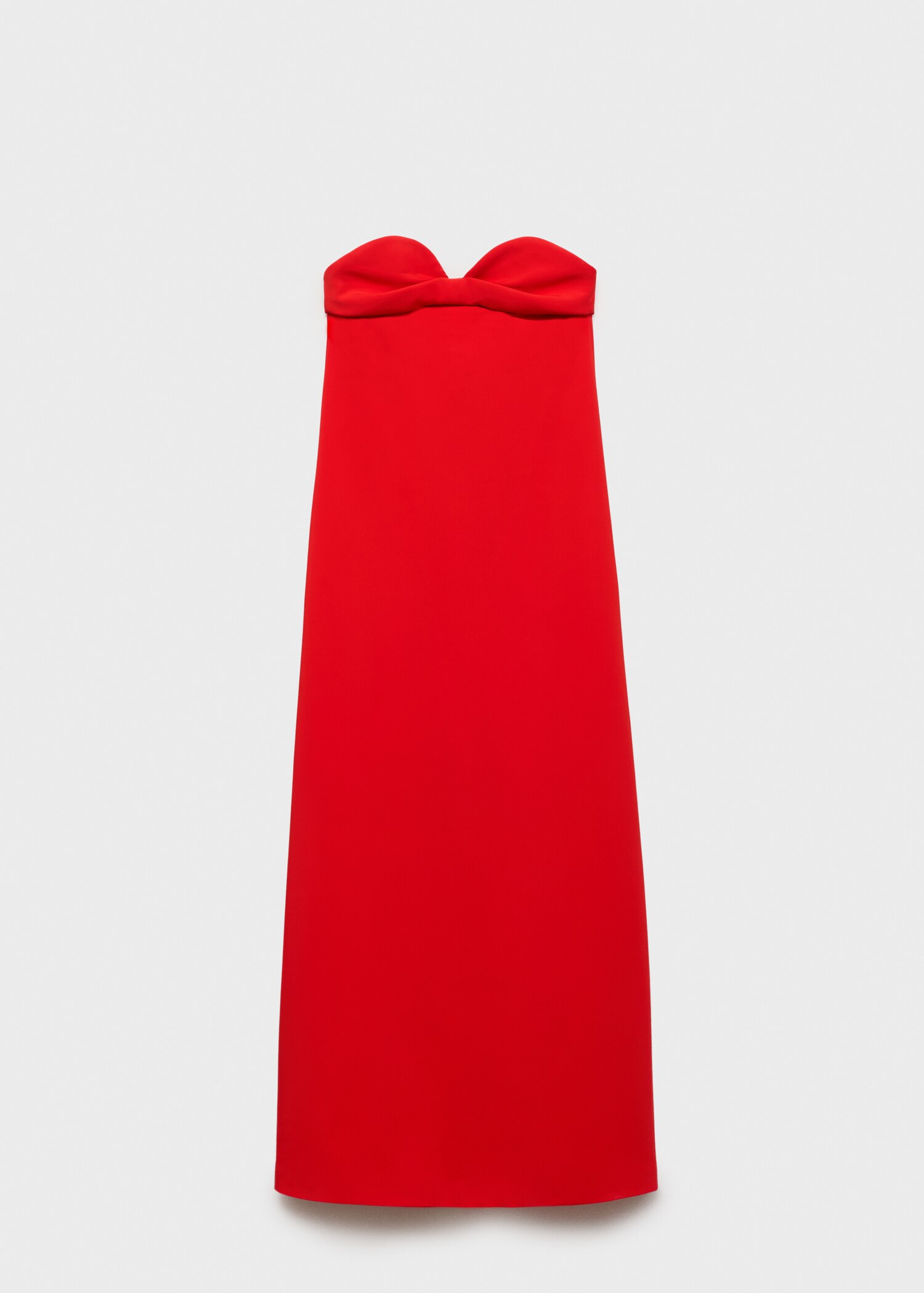 Schulterloses Kleid mit Herzausschnitt - Artikel ohne Model