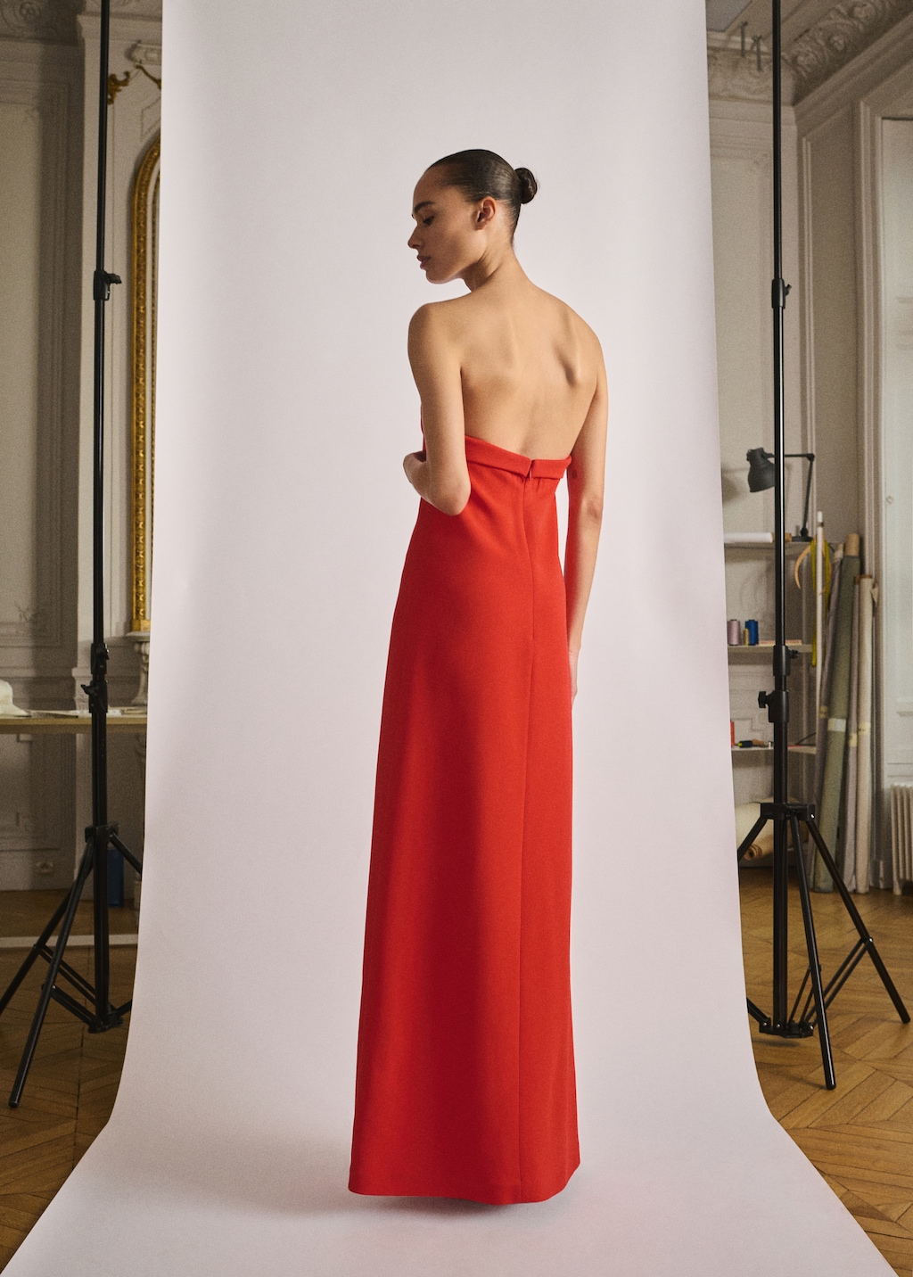 Mango Strapless dress with sweetheart neckline thumbnail