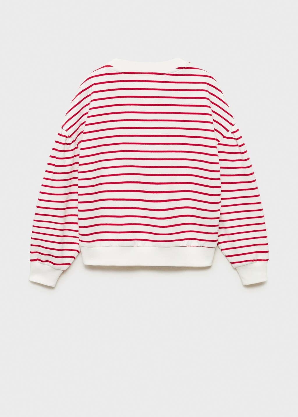 Striped cotton-blend sweatshirt - Kids | MANGO Canada