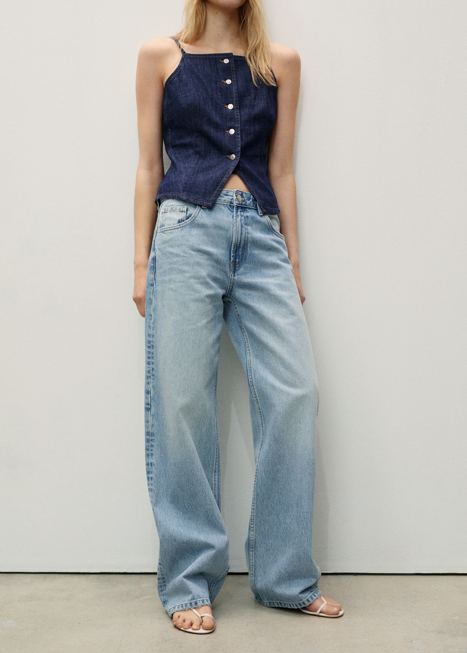 Mujer Jeans Jeans Rectos Vaqueros Mango Outlet Jeans Miami Rectos