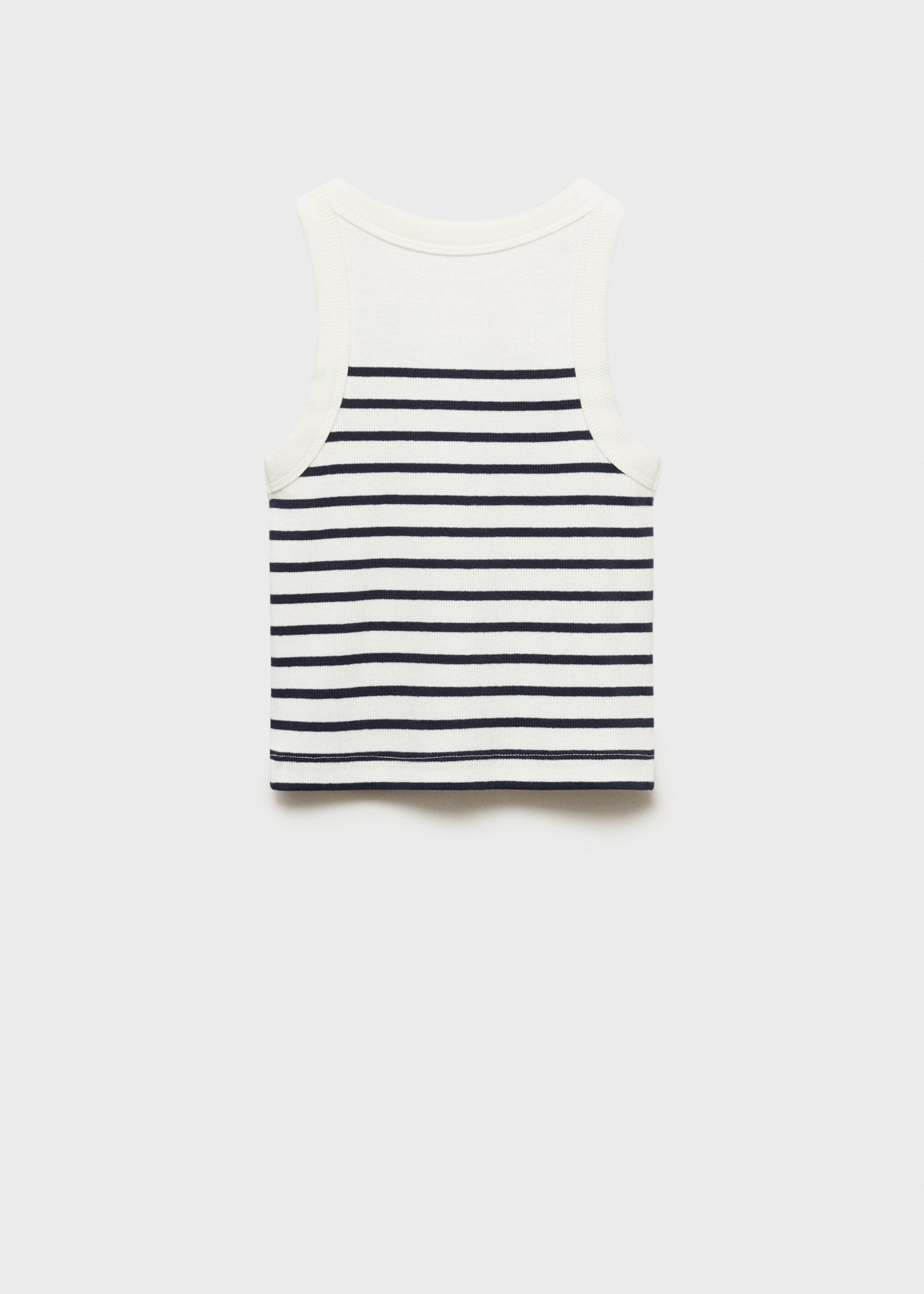 Striped top - Reverse of the article