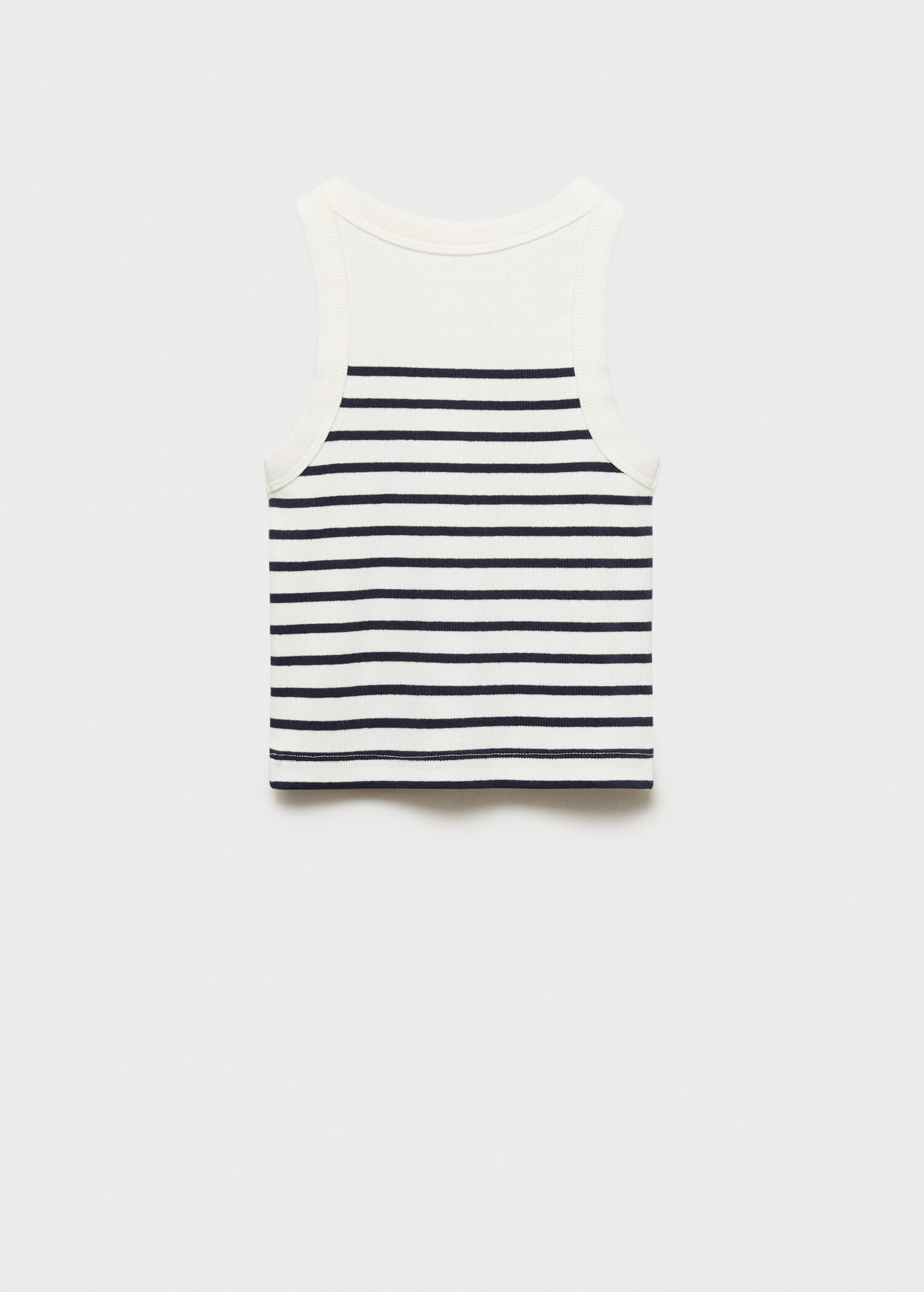 Striped top - Reverse of the article