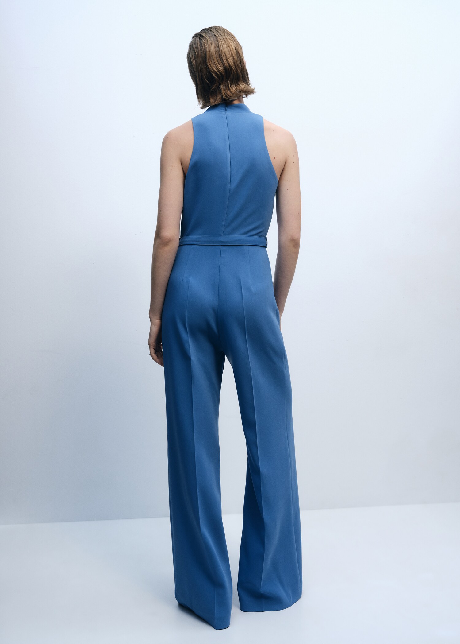 Belt long jumpsuit - Reverse of the article
