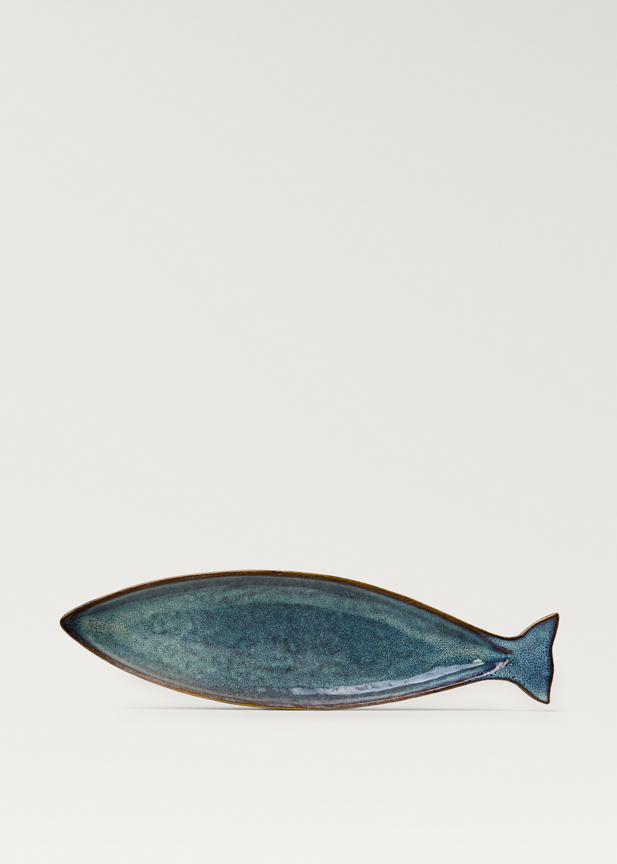 Large sardine stoneware serving dish - Article without model