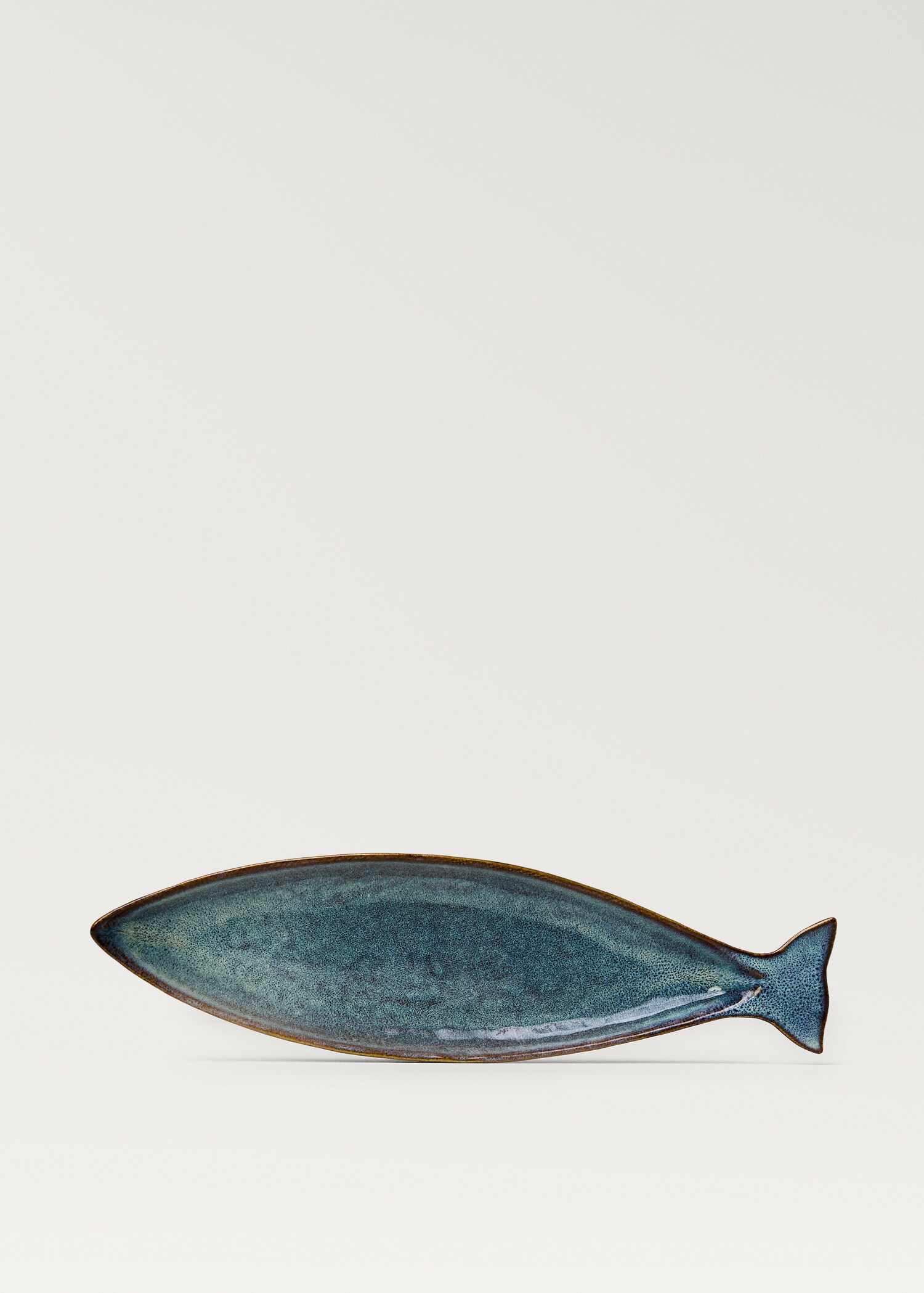 Large sardine stoneware serving dish - Article without model