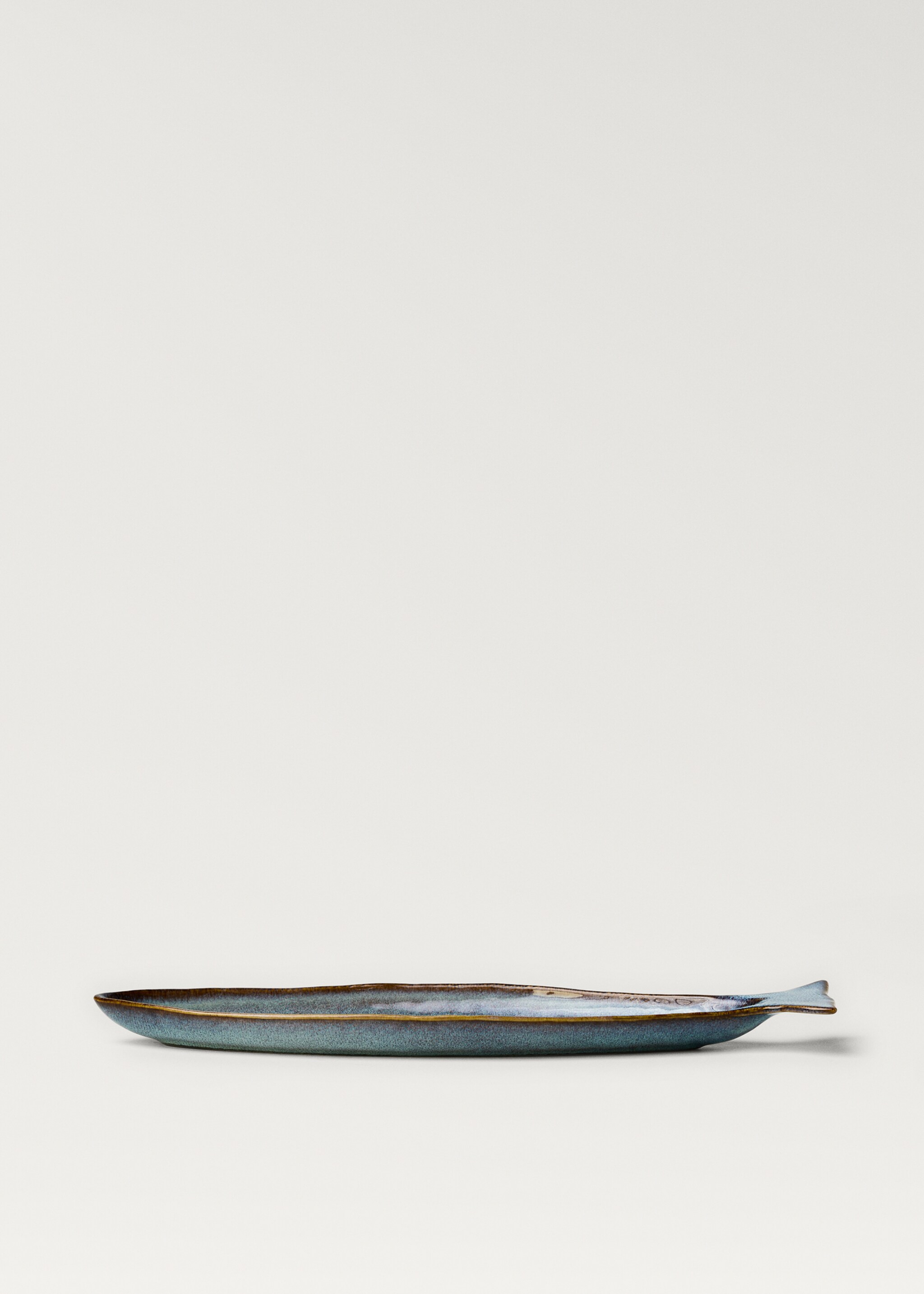 Large sardine stoneware serving dish - Details of the article 1