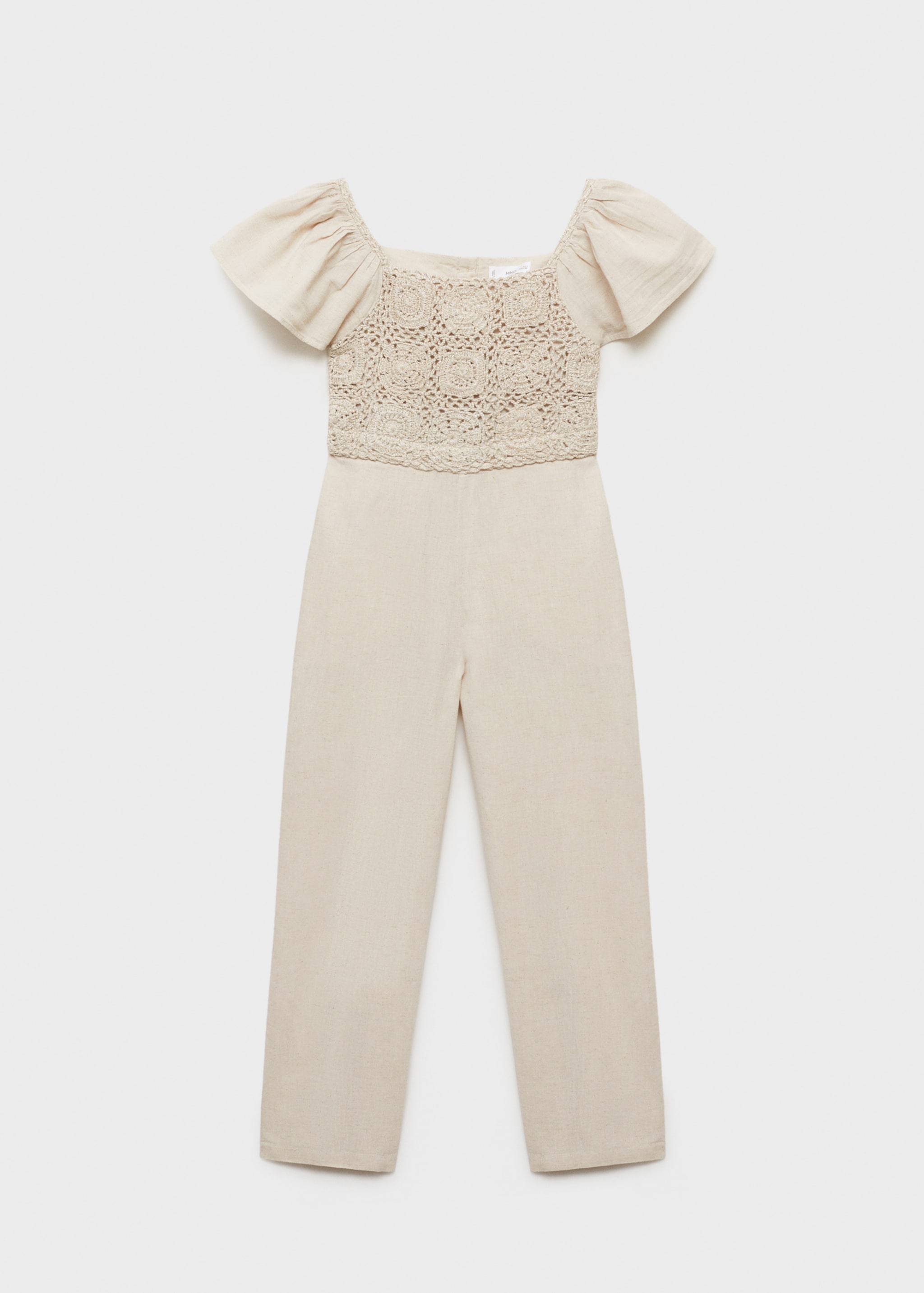 Jumpsuit with crochet detail - Article without model