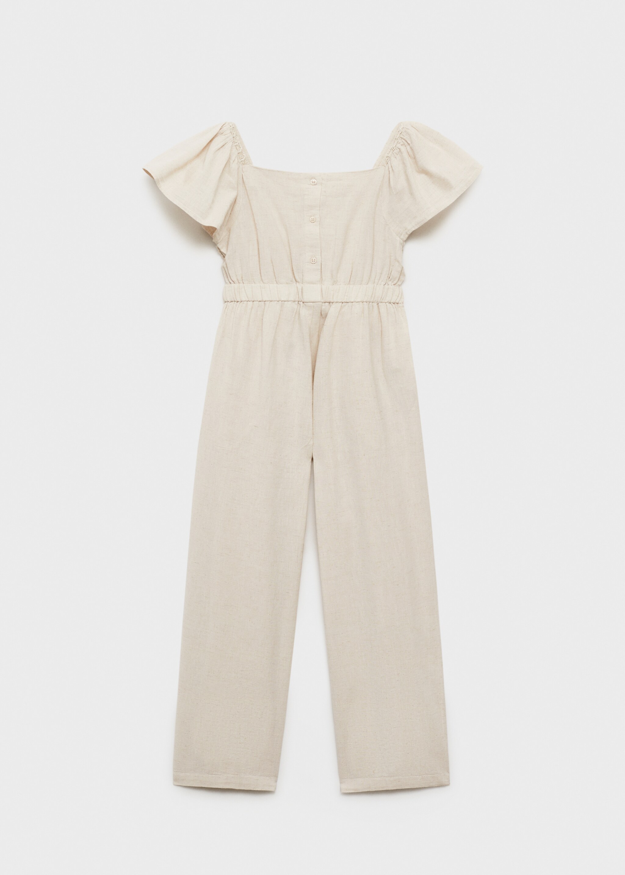 Jumpsuit with crochet detail - Reverse of the article