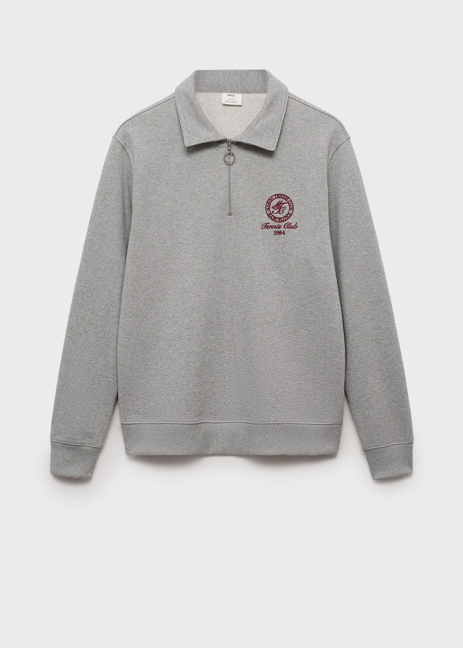 Sweatshirt mit halbhohem Kragen und Reißverschluss - Artikel ohne Model