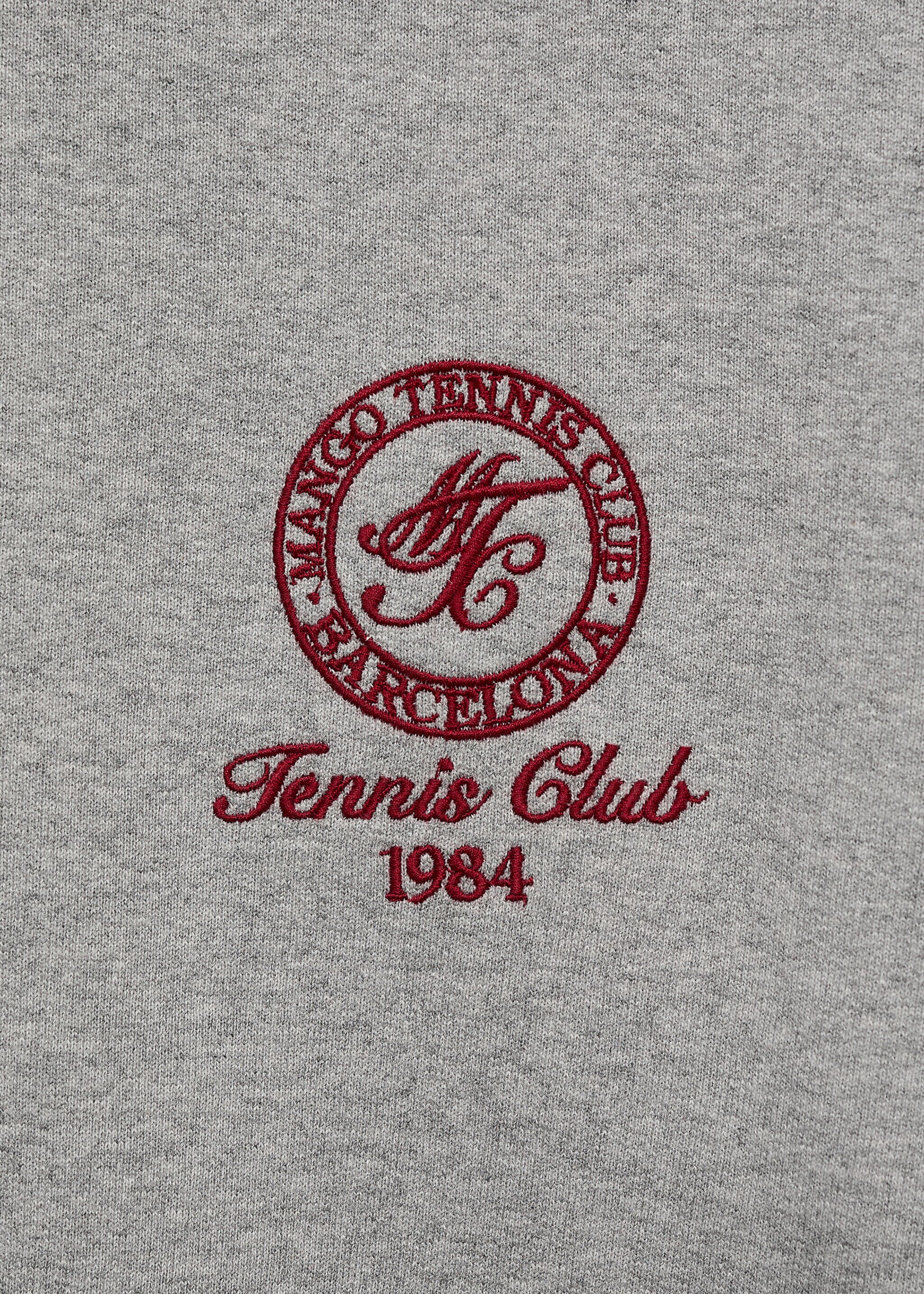 Sweatshirt mit halbhohem Kragen und Reißverschluss - Detail des Artikels 0