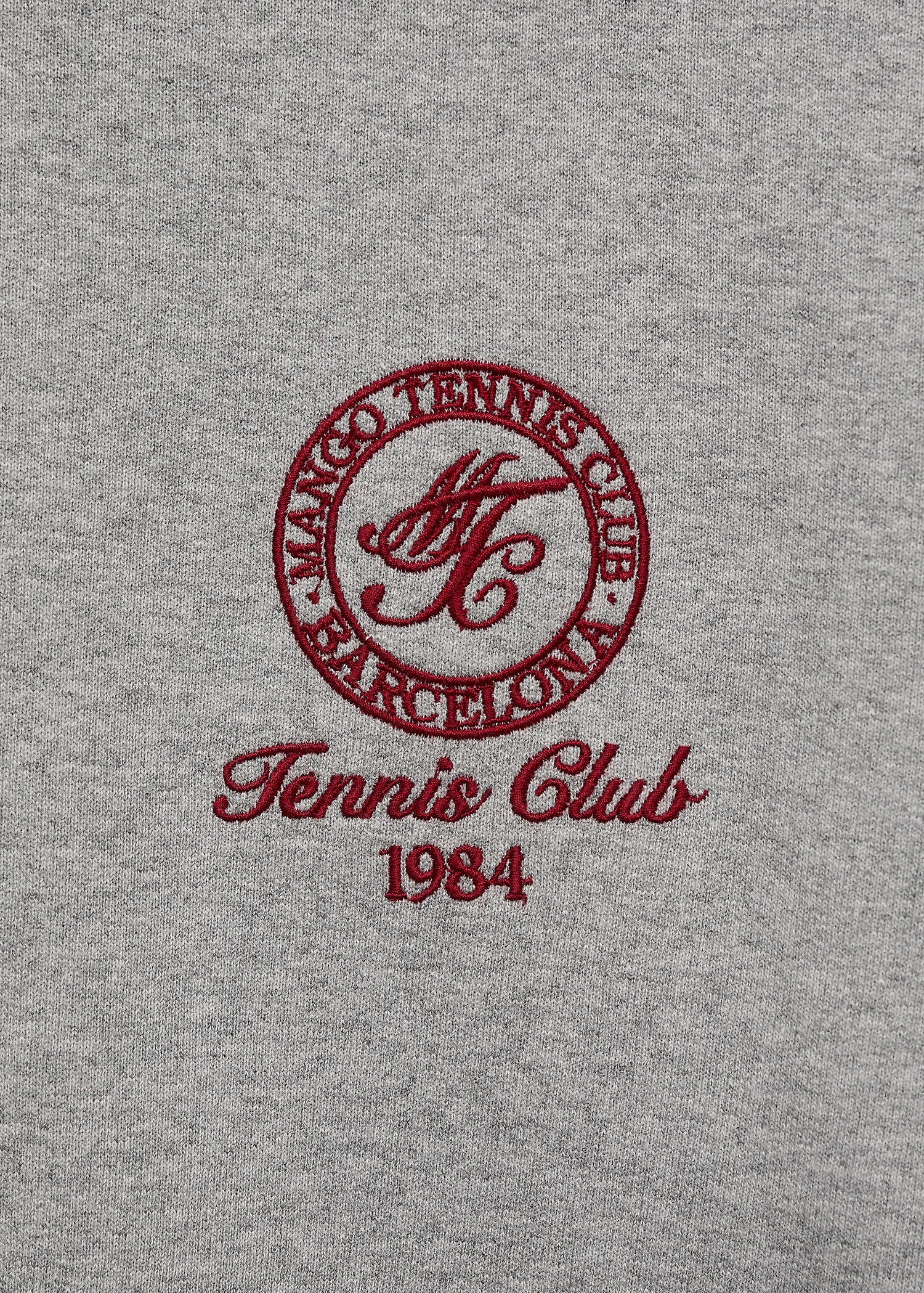 Sweatshirt mit halbhohem Kragen und Reißverschluss - Detail des Artikels 0