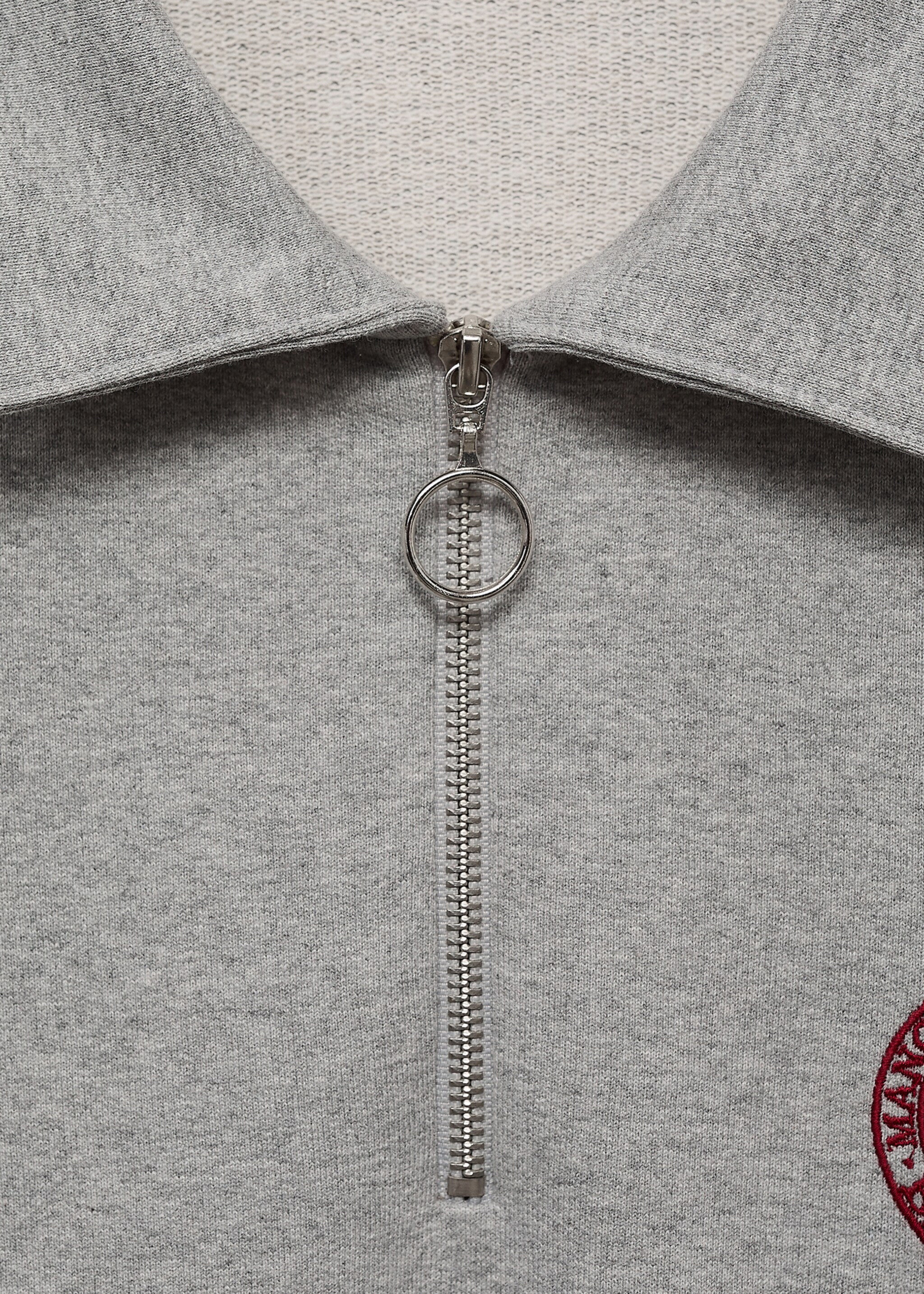 Perkins-neck sweater with zip - Details of the article 8