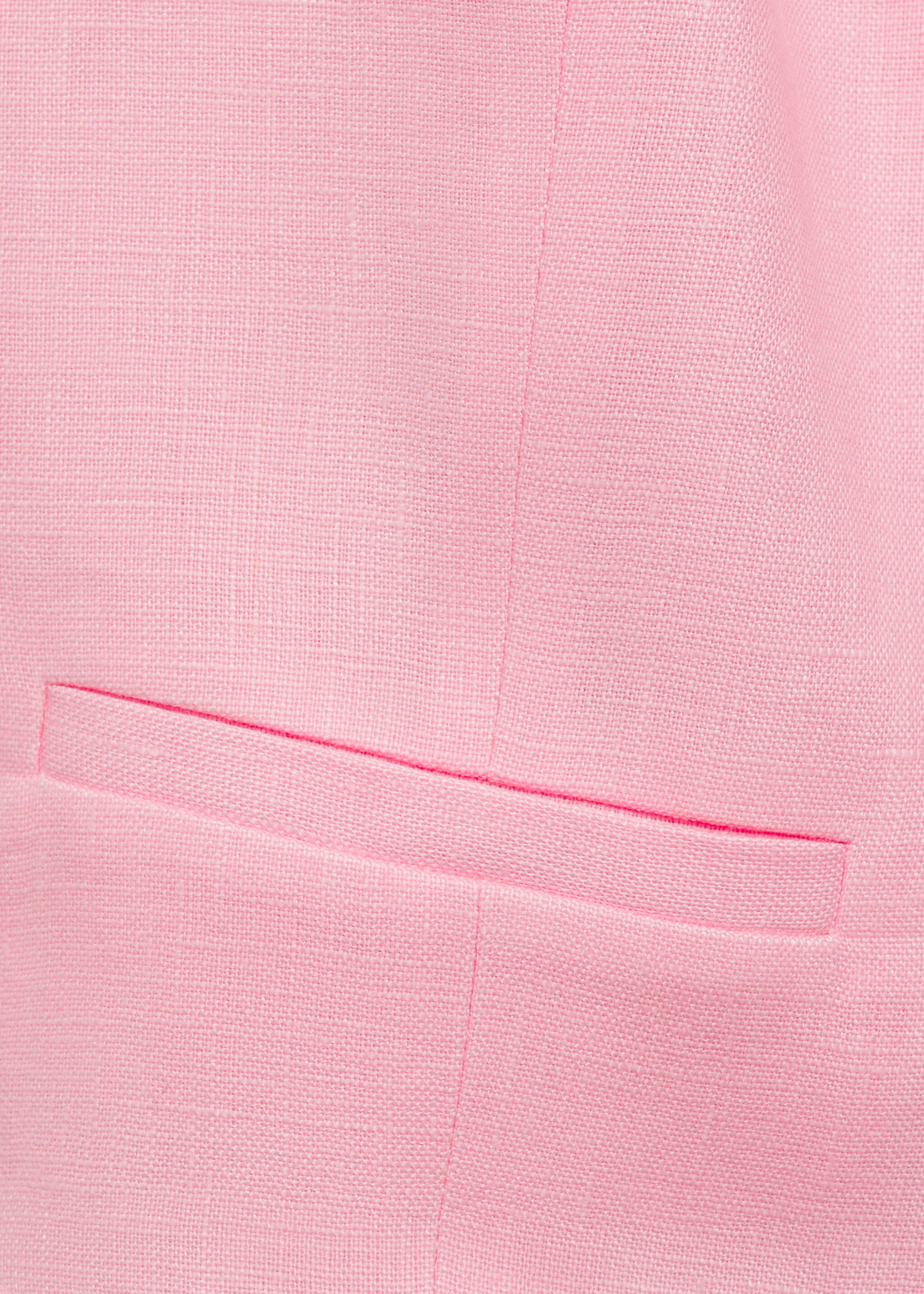 Linen suit waistcoat - Details of the article 0