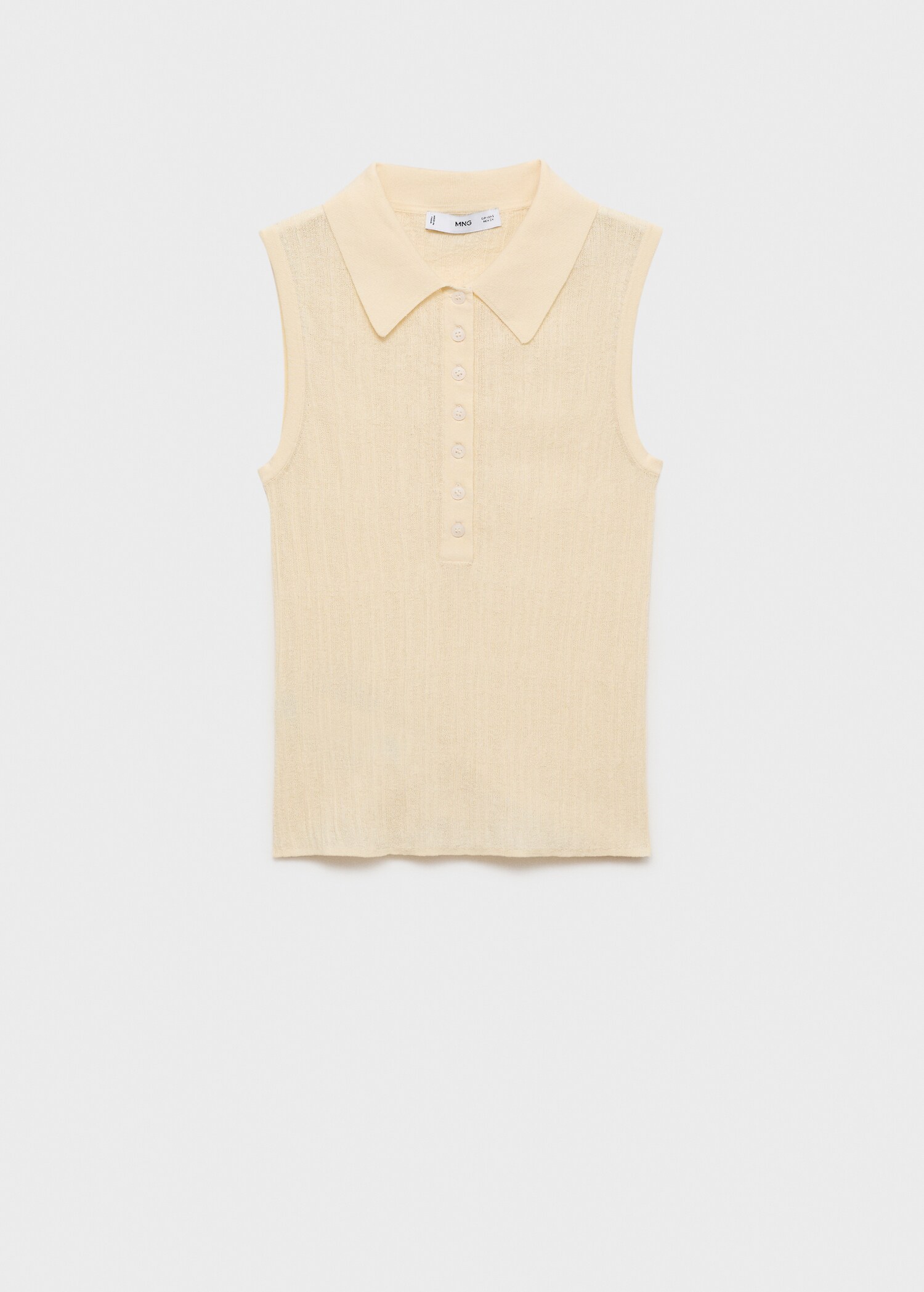Top maille col polo - Article sans modèle