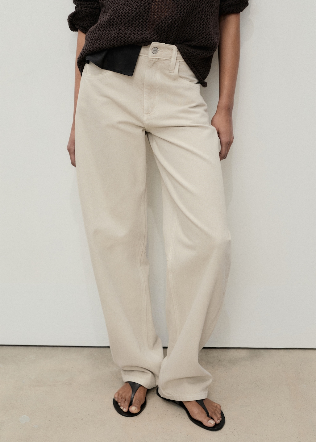 Mango High-rise balloon jeans