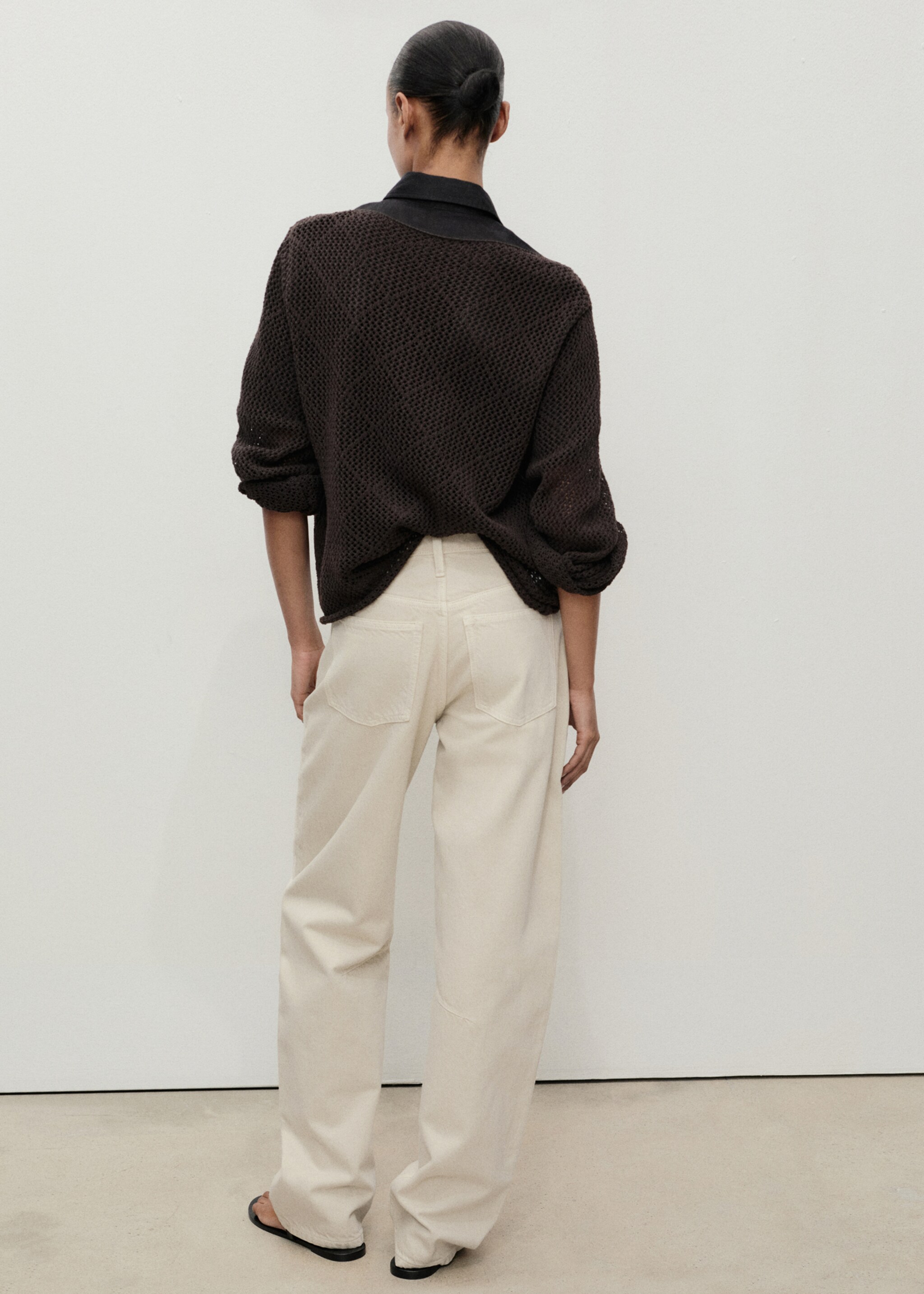 Jean balloon taille haute - Verso de l’article