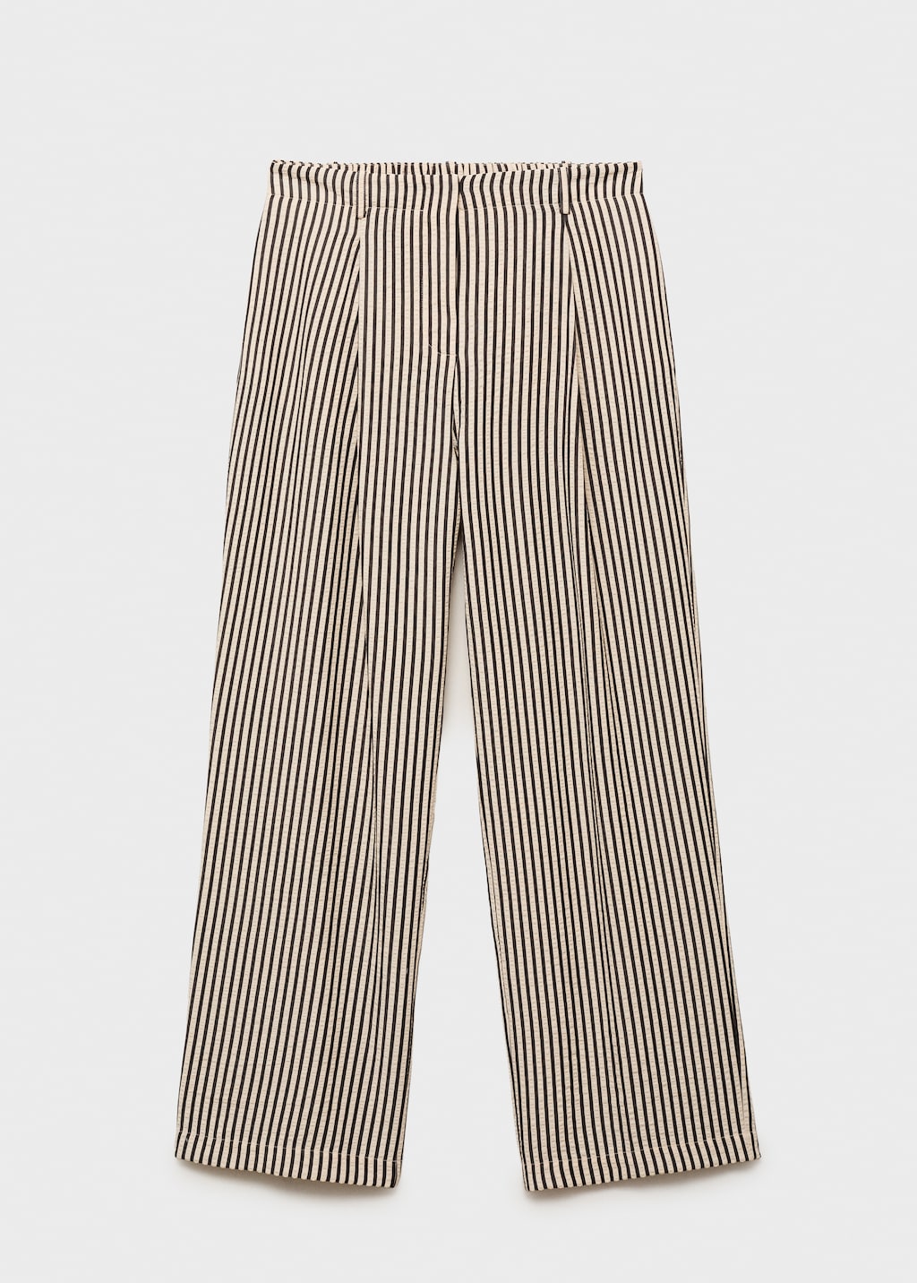 Mango Texture striped pants thumbnail