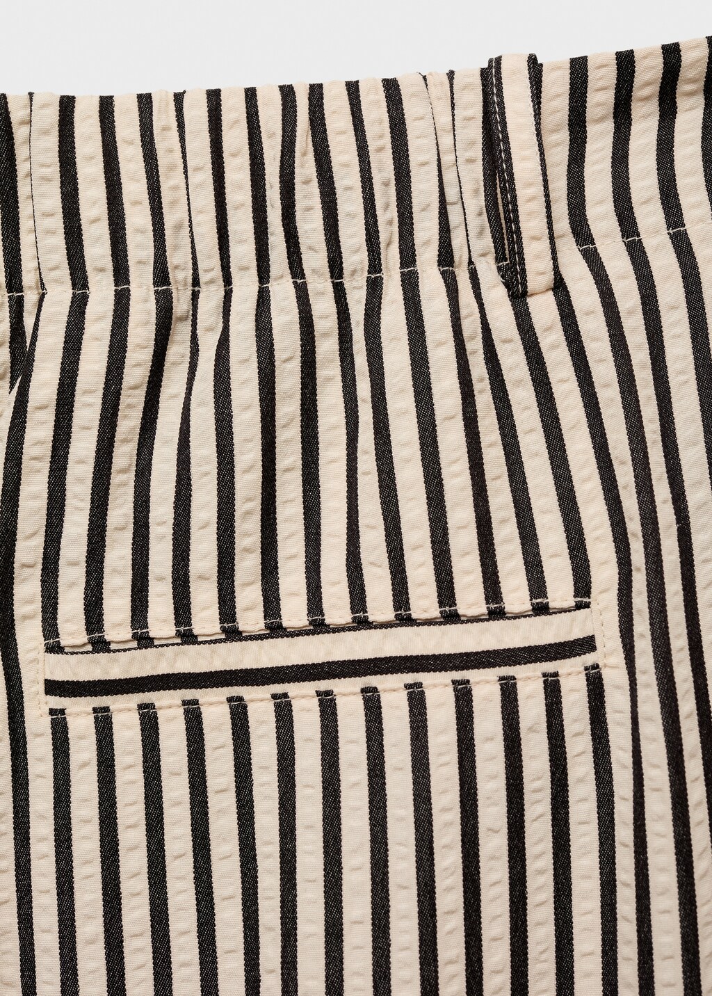 Texture striped trousers - Women | MANGO USA Texture striped trousers - Women | MANGO USA