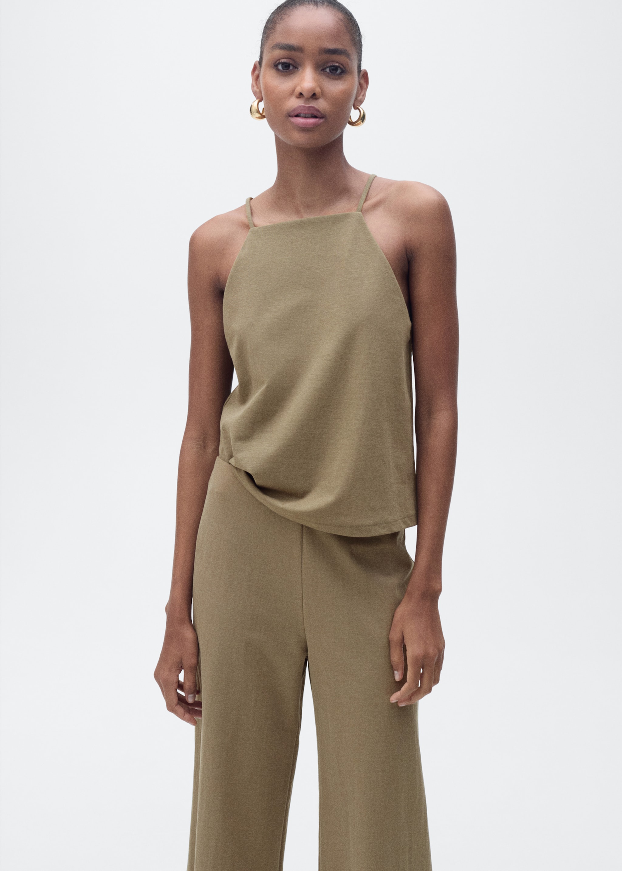 Pantalon palazzo crop - Détail de l'article 1