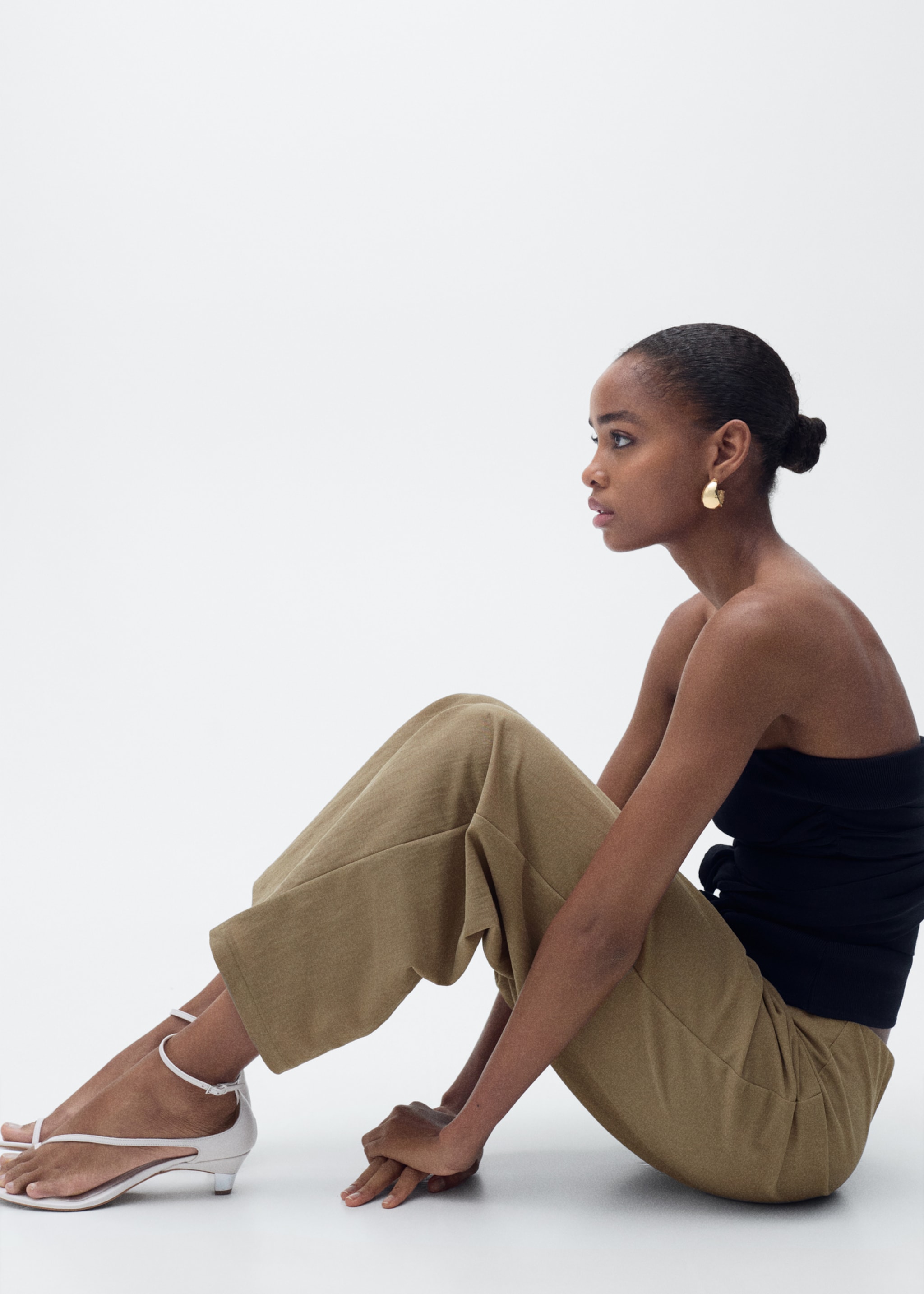 Pantalon palazzo crop - Détail de l'article 2