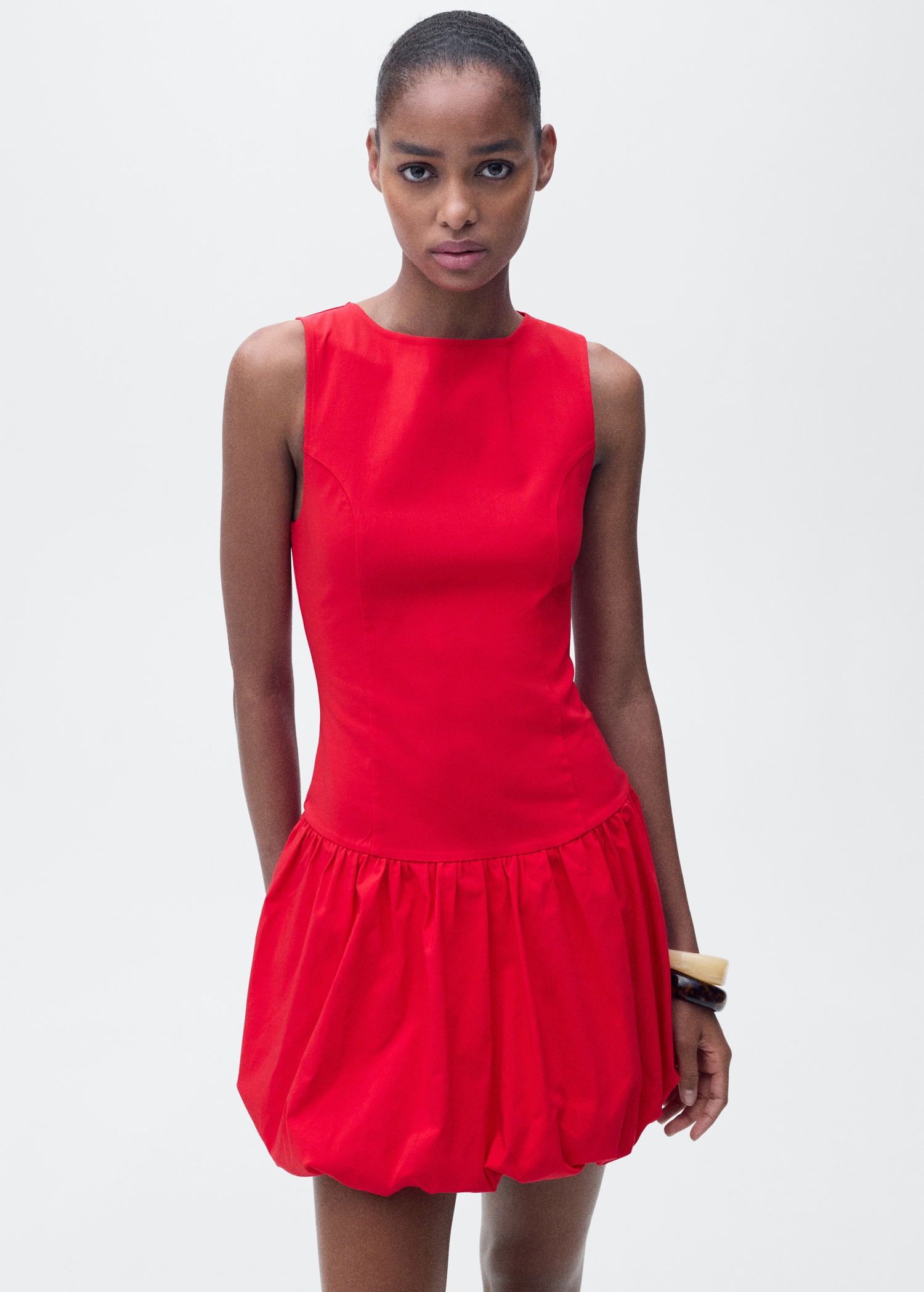 Short balloon dress1