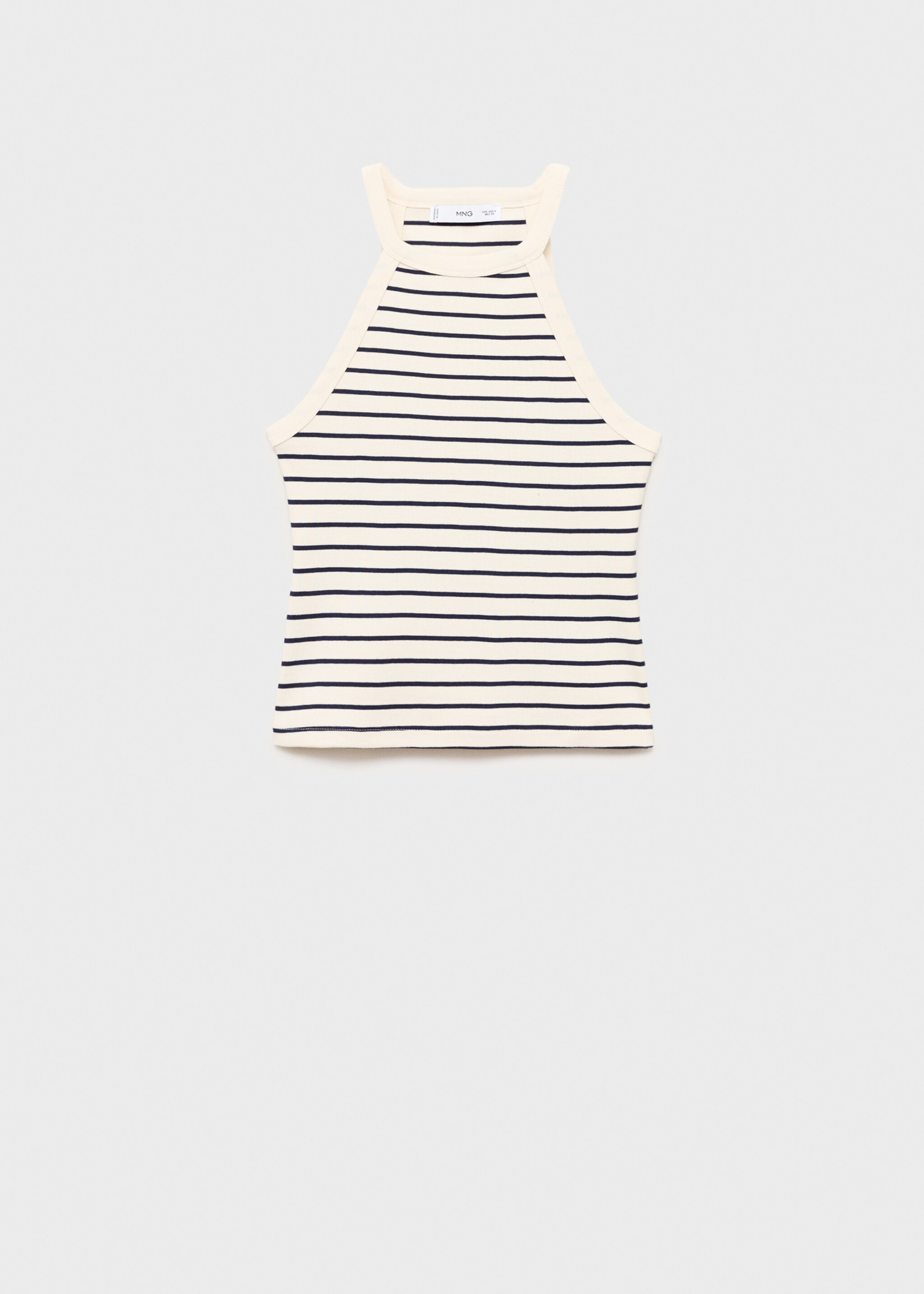 Top halter rayures - Article sans modèle