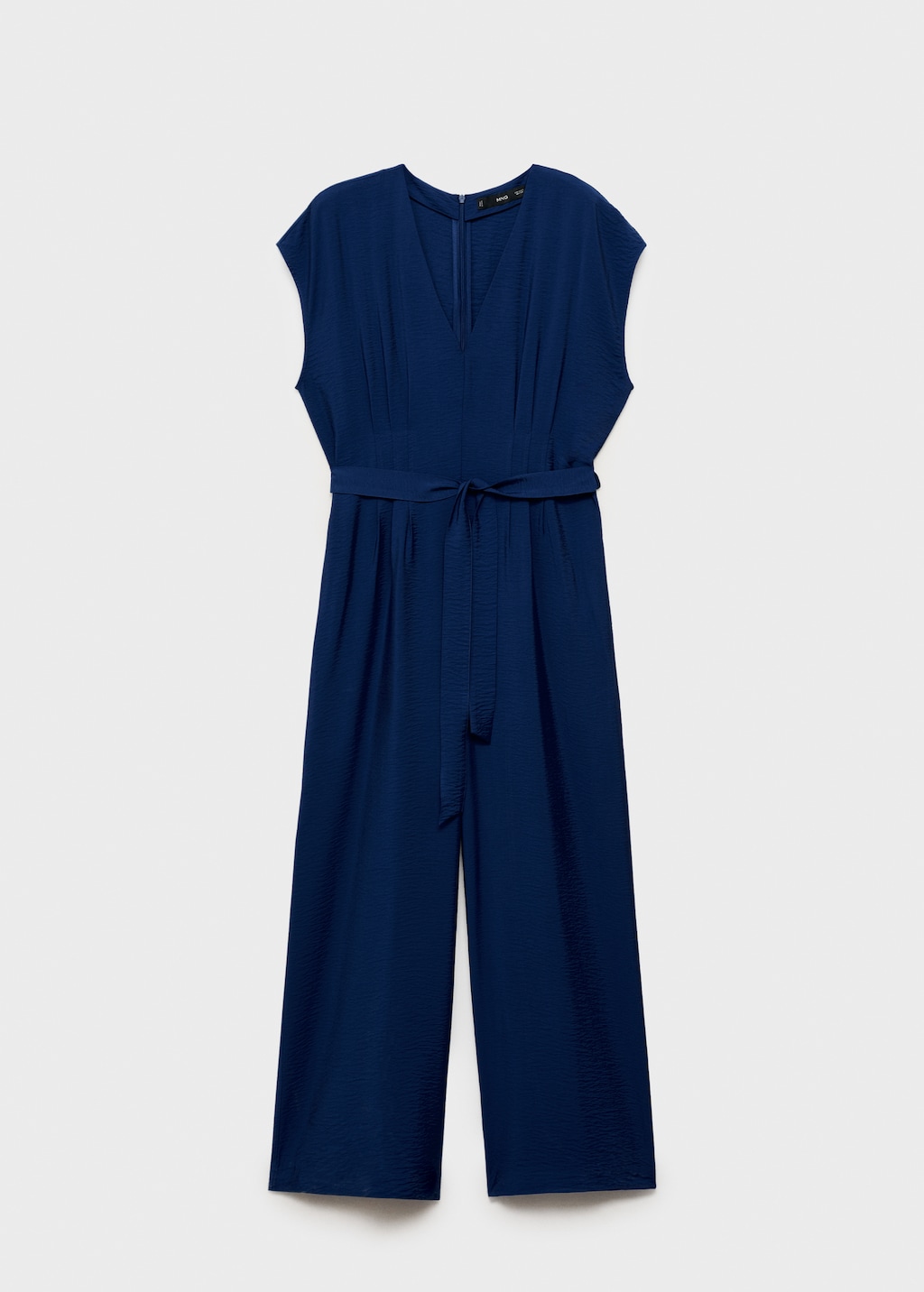 Printed long jumpsuit with belt - Women | MANGO USA
