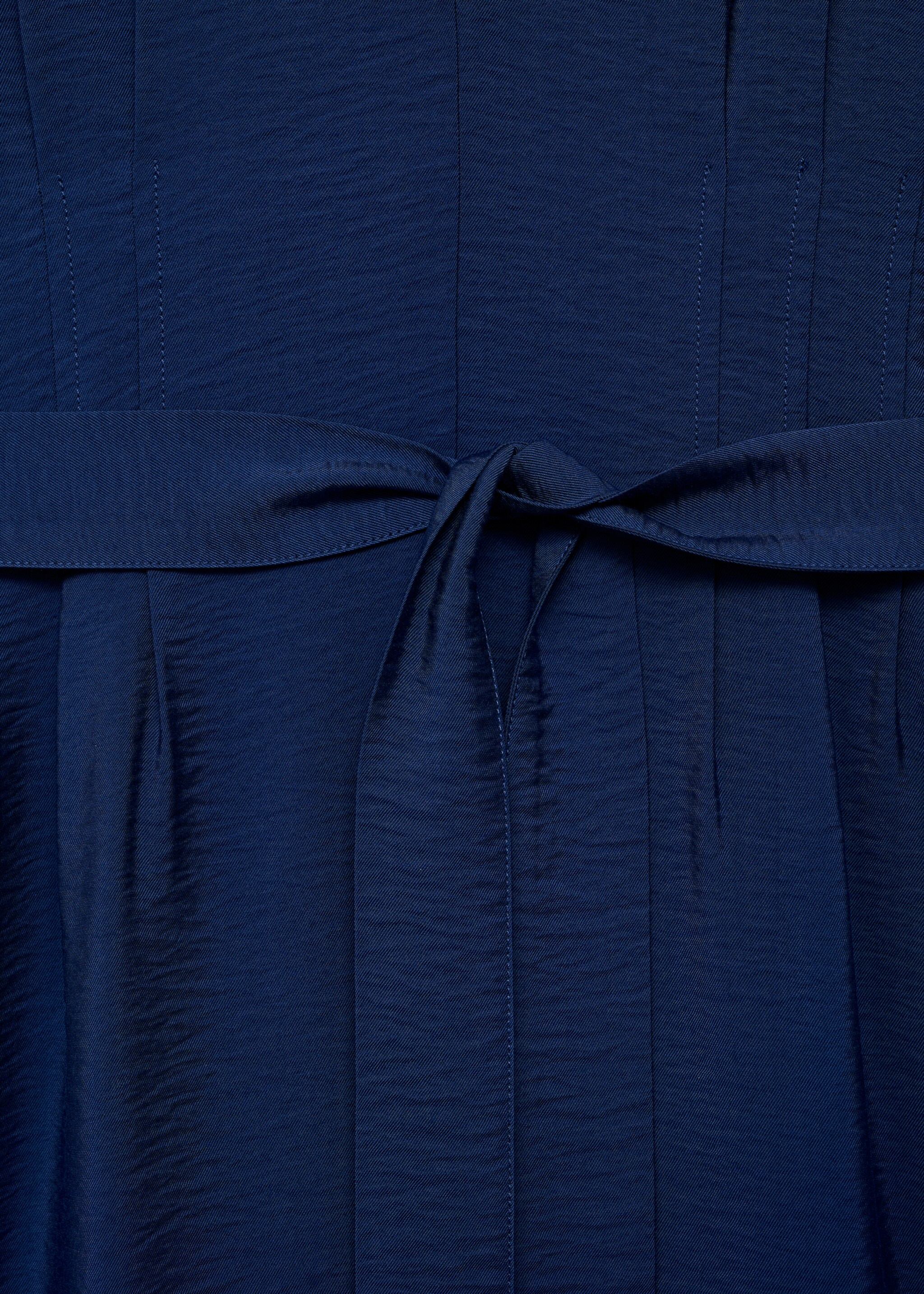 Long cropped jumpsuit with belt - Details of the article 8