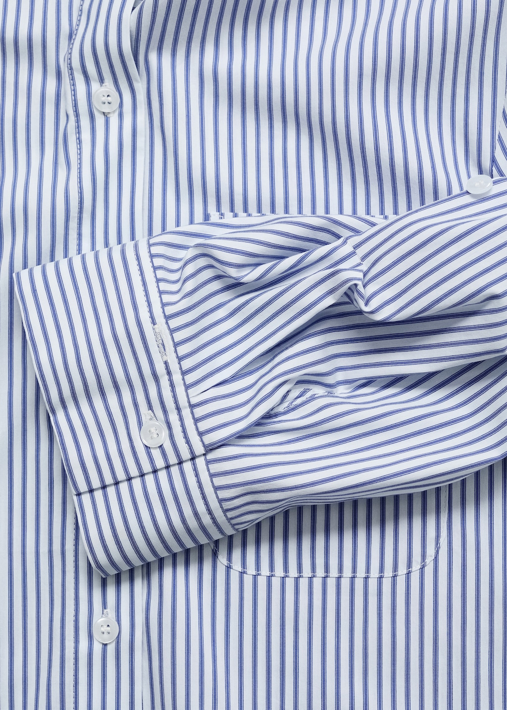 Striped multi-position sleeve shirt - Women | MANGO USA