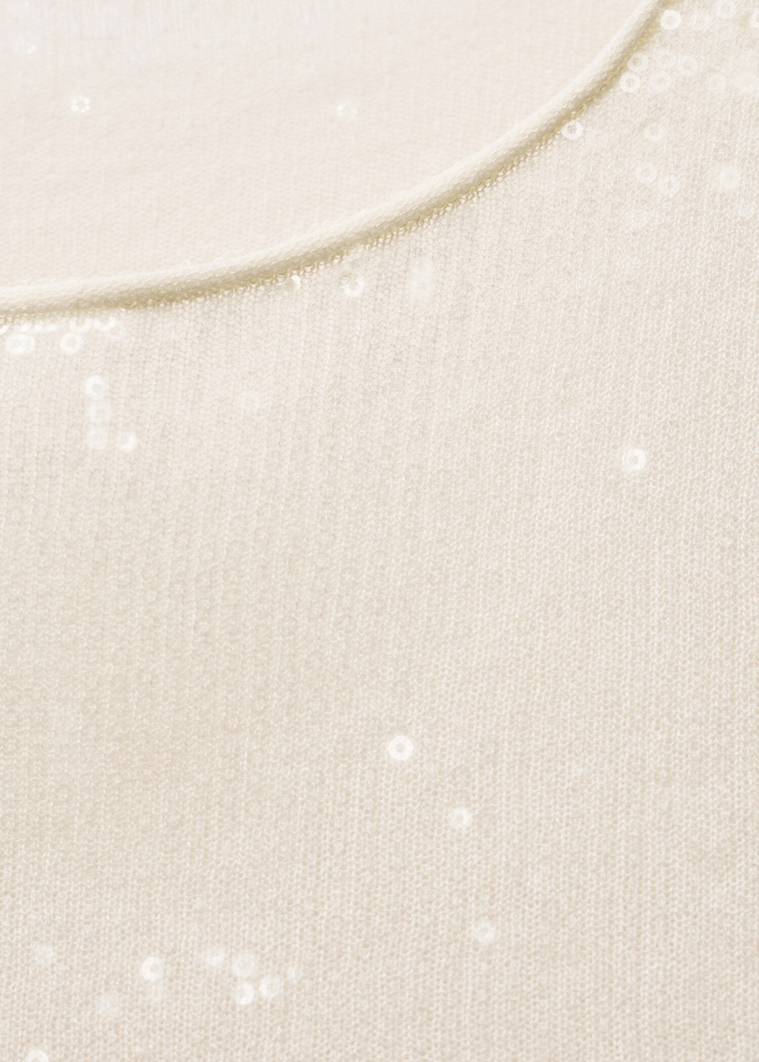 Pull maille manches courtes paillettes - Détail de l'article 8