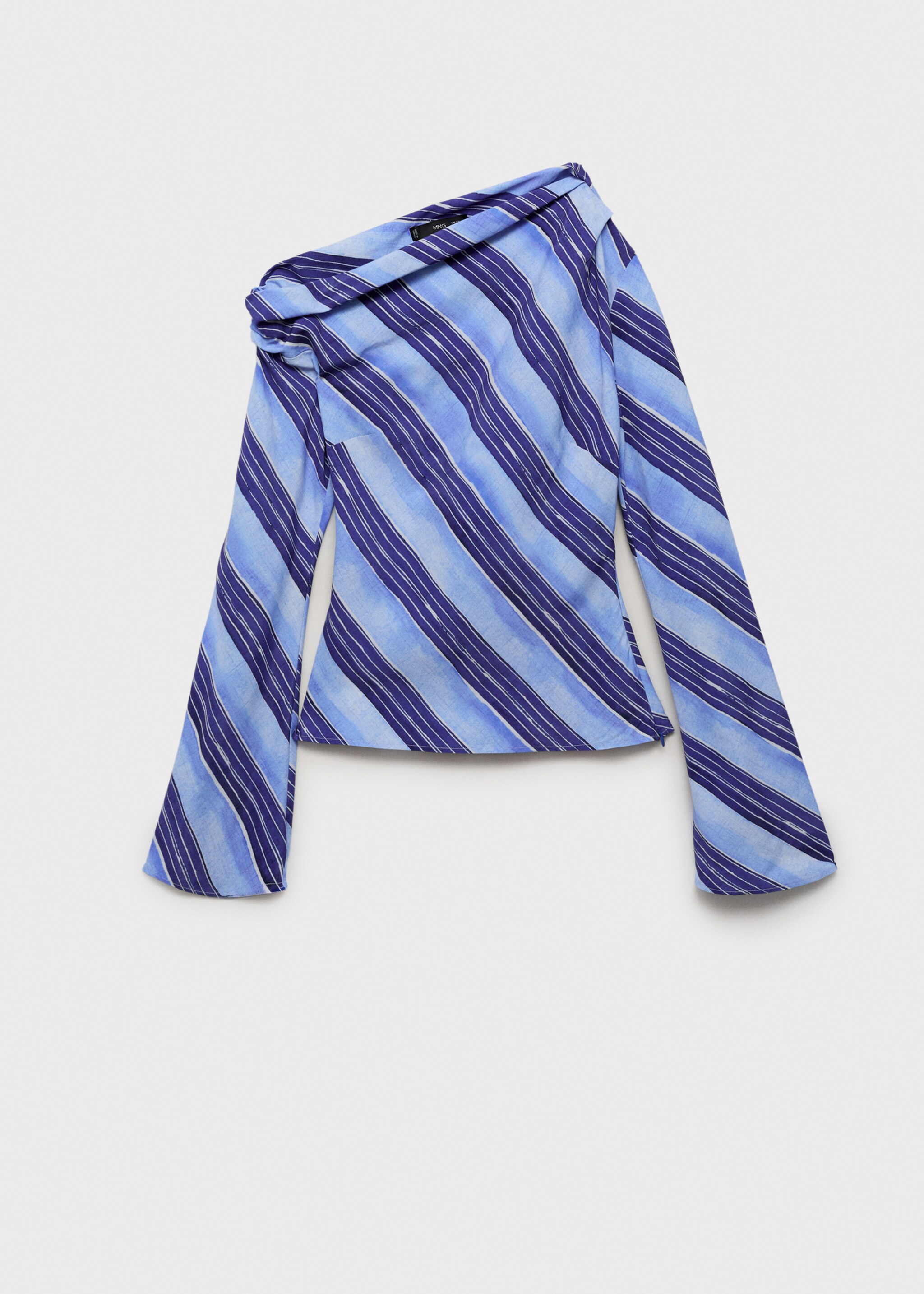 Asymmetrisk stripete bluse - Artikkel uten modell