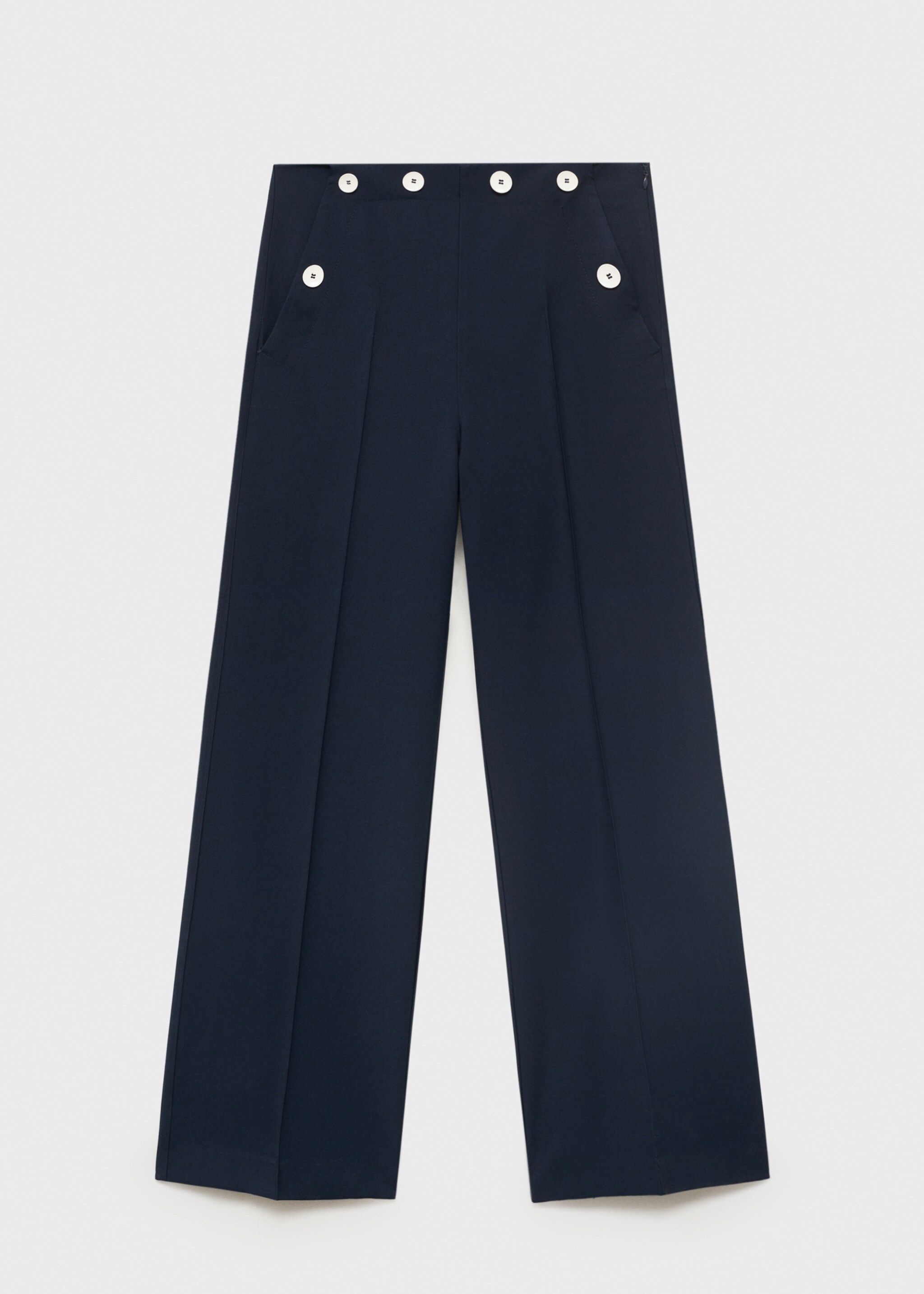Pantalón recto botones contraste - Artículo sin modelo
