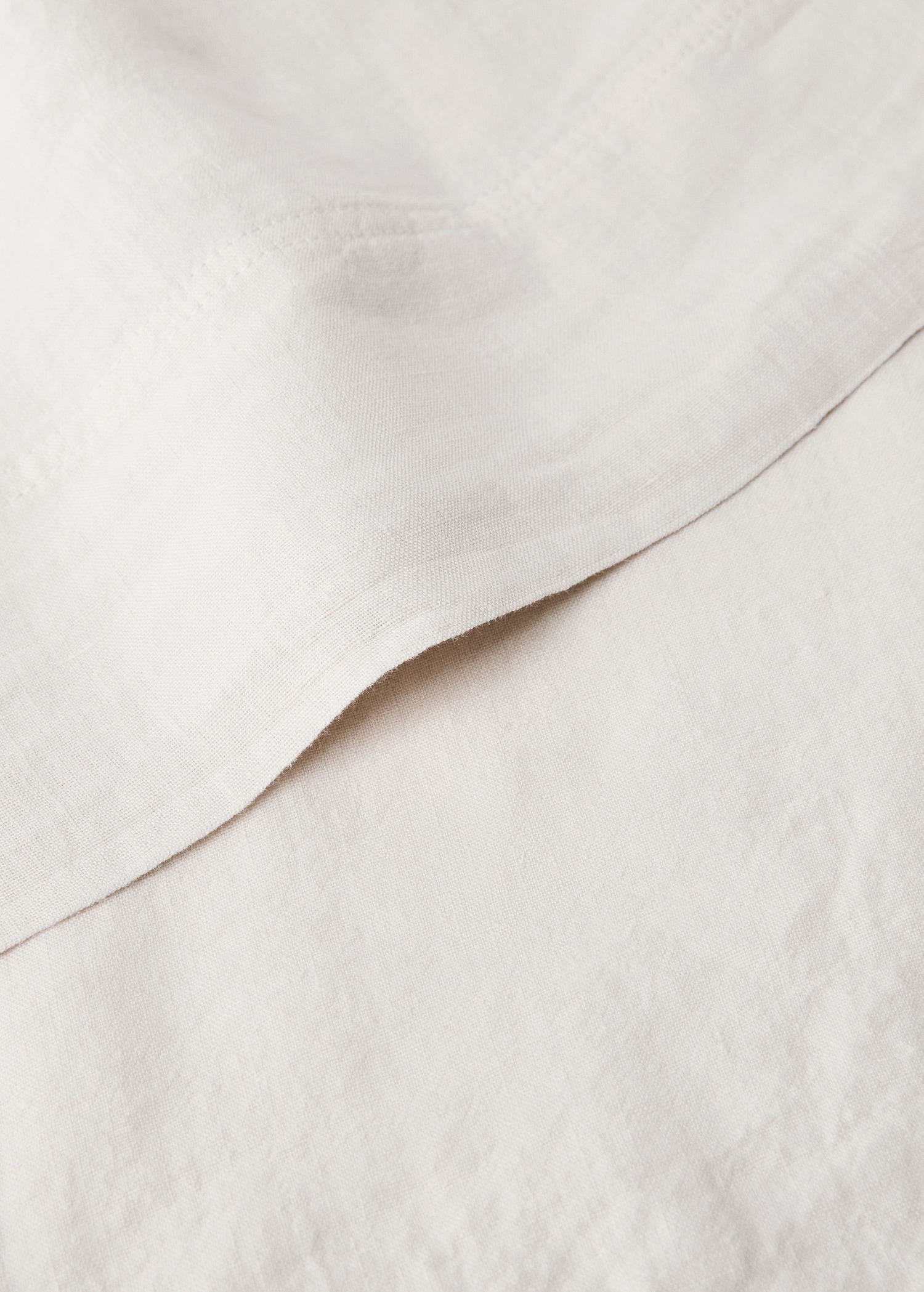 Drap plat lin lavé lit 150/160 cm - Détail de l'article 1