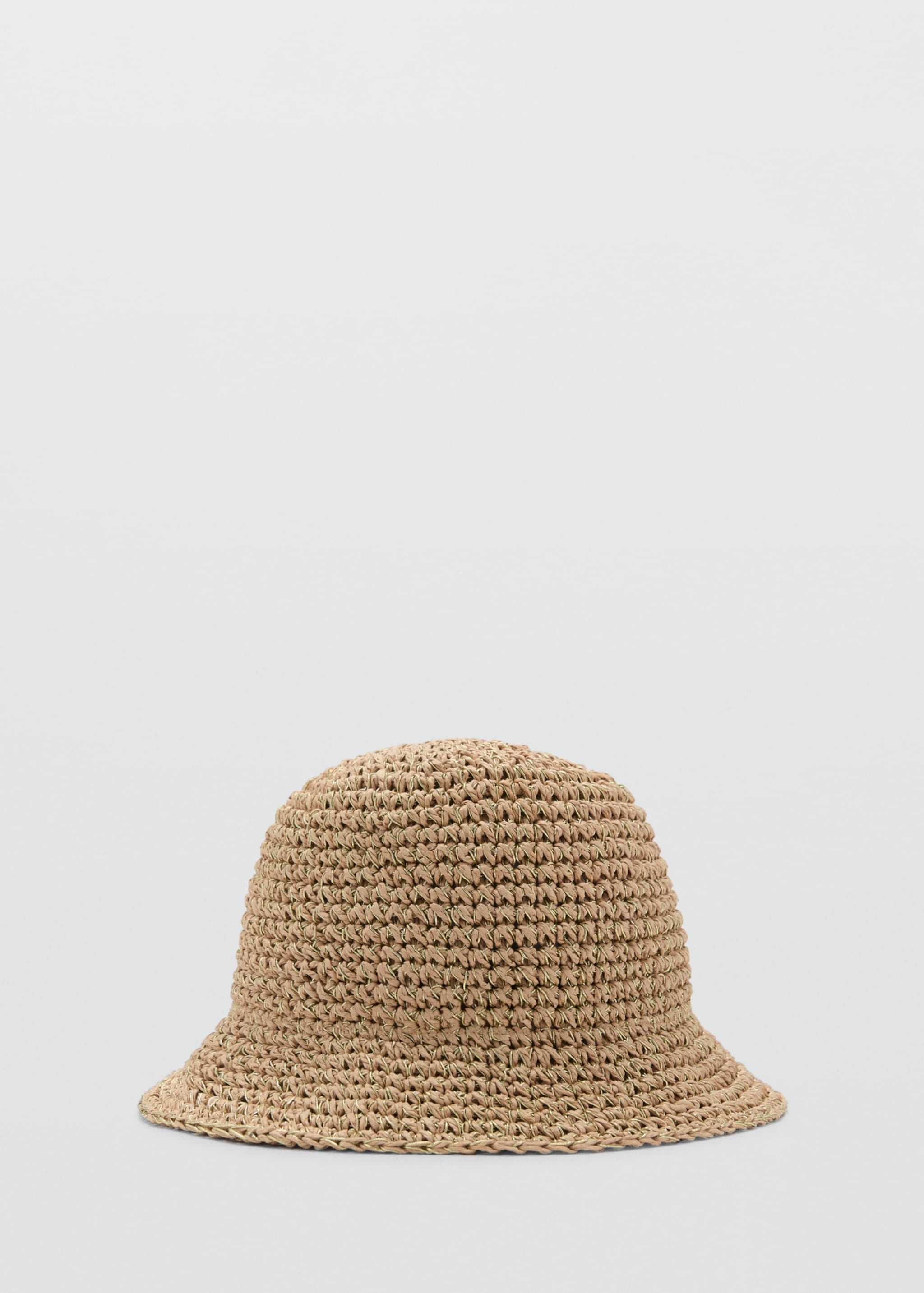 Lurex straw bucket hat - Article without model
