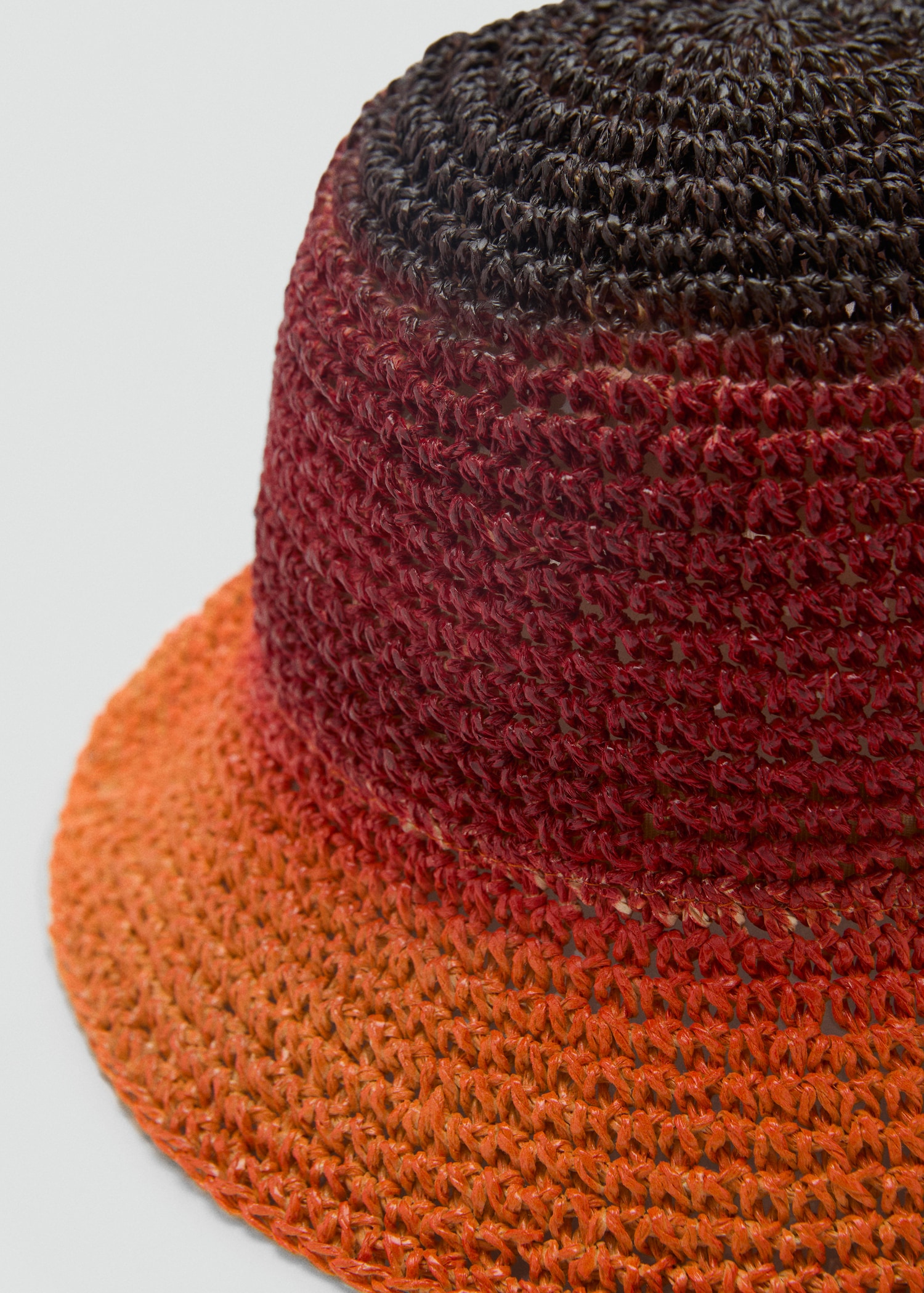 Sombrero fibra natural degradado - Plano medio
